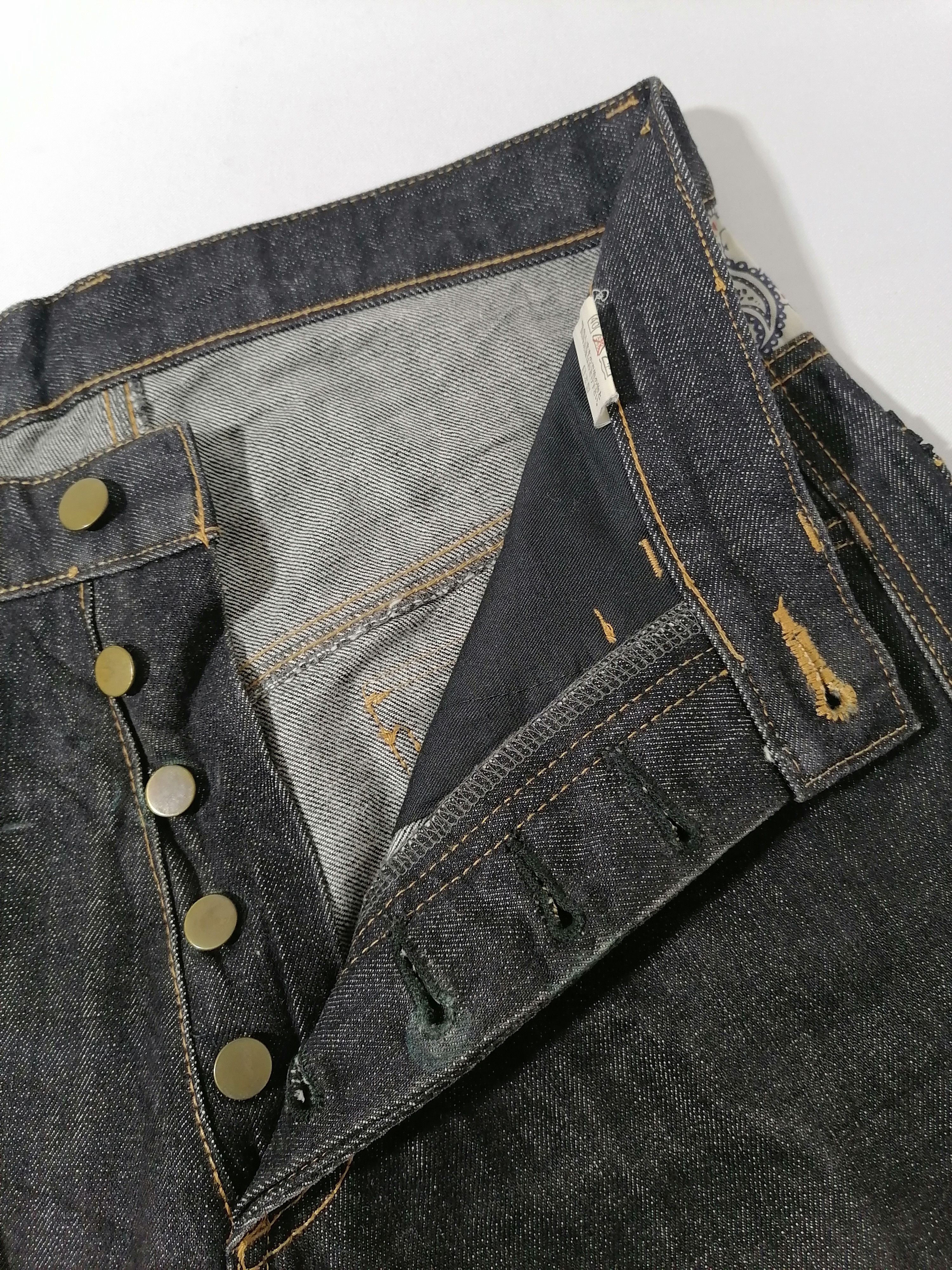 Japanese Brand Debmar Cool Design Fly Button Denim Jeans Size US 32 / EU 48 - 3 Thumbnail