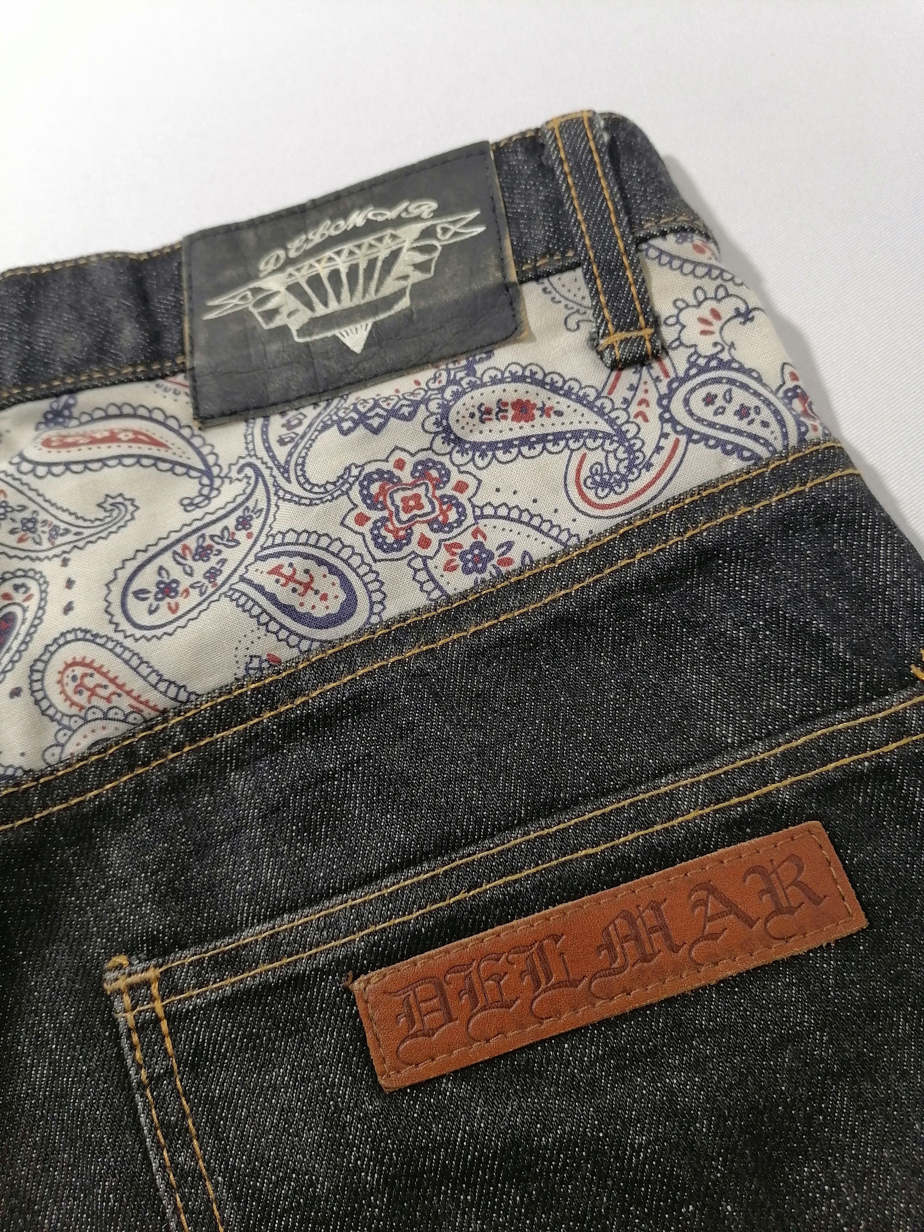 Japanese Brand Debmar Cool Design Fly Button Denim Jeans Size US 32 / EU 48 - 6 Thumbnail