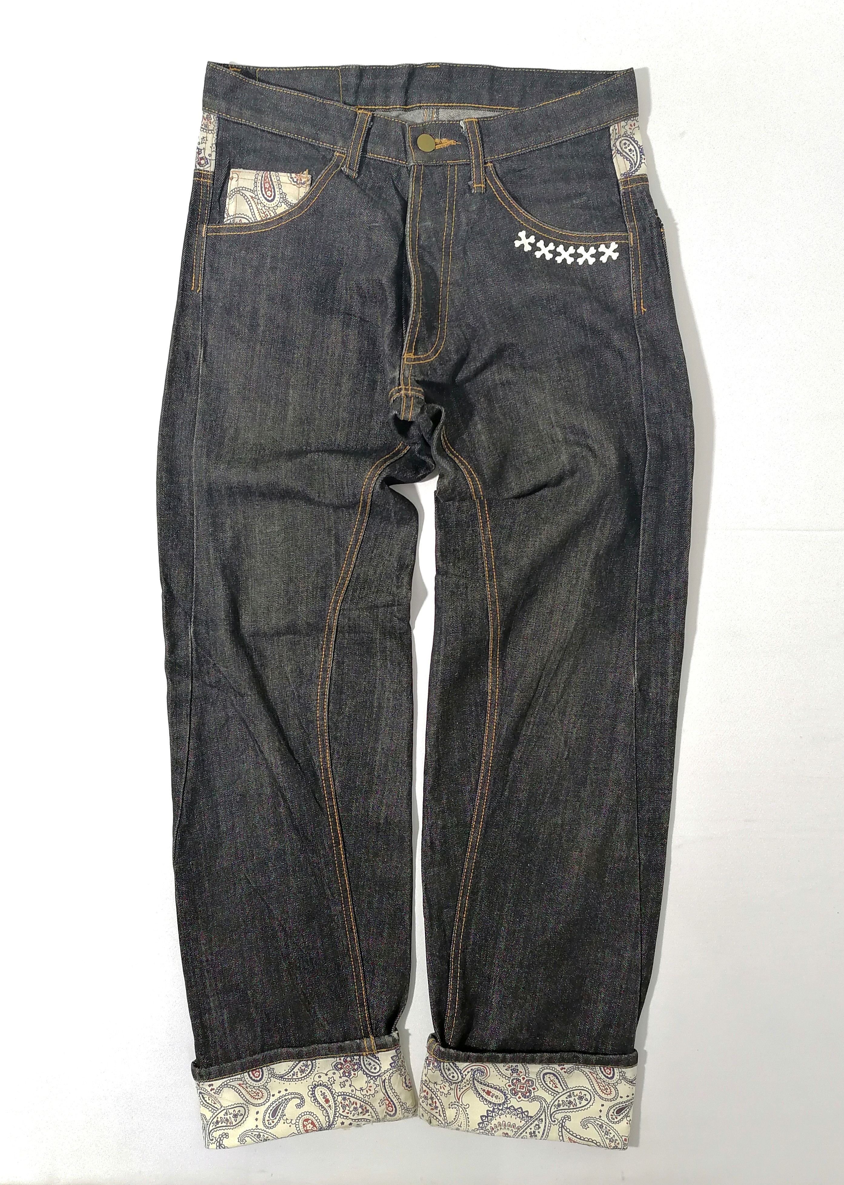 Japanese Brand Debmar Cool Design Fly Button Denim Jeans Size US 32 / EU 48 - 2 Thumbnail