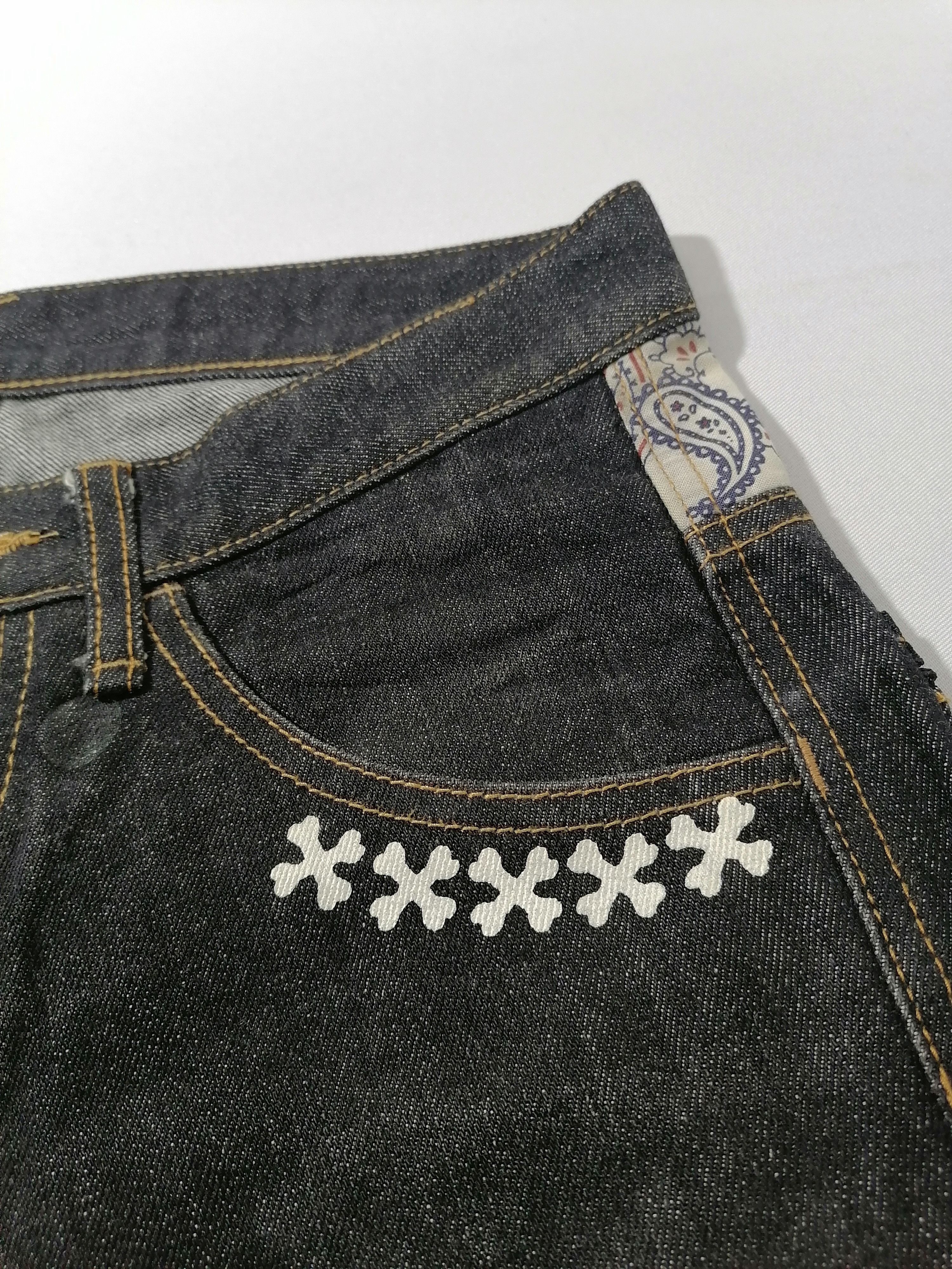 Japanese Brand Debmar Cool Design Fly Button Denim Jeans Size US 32 / EU 48 - 8 Thumbnail