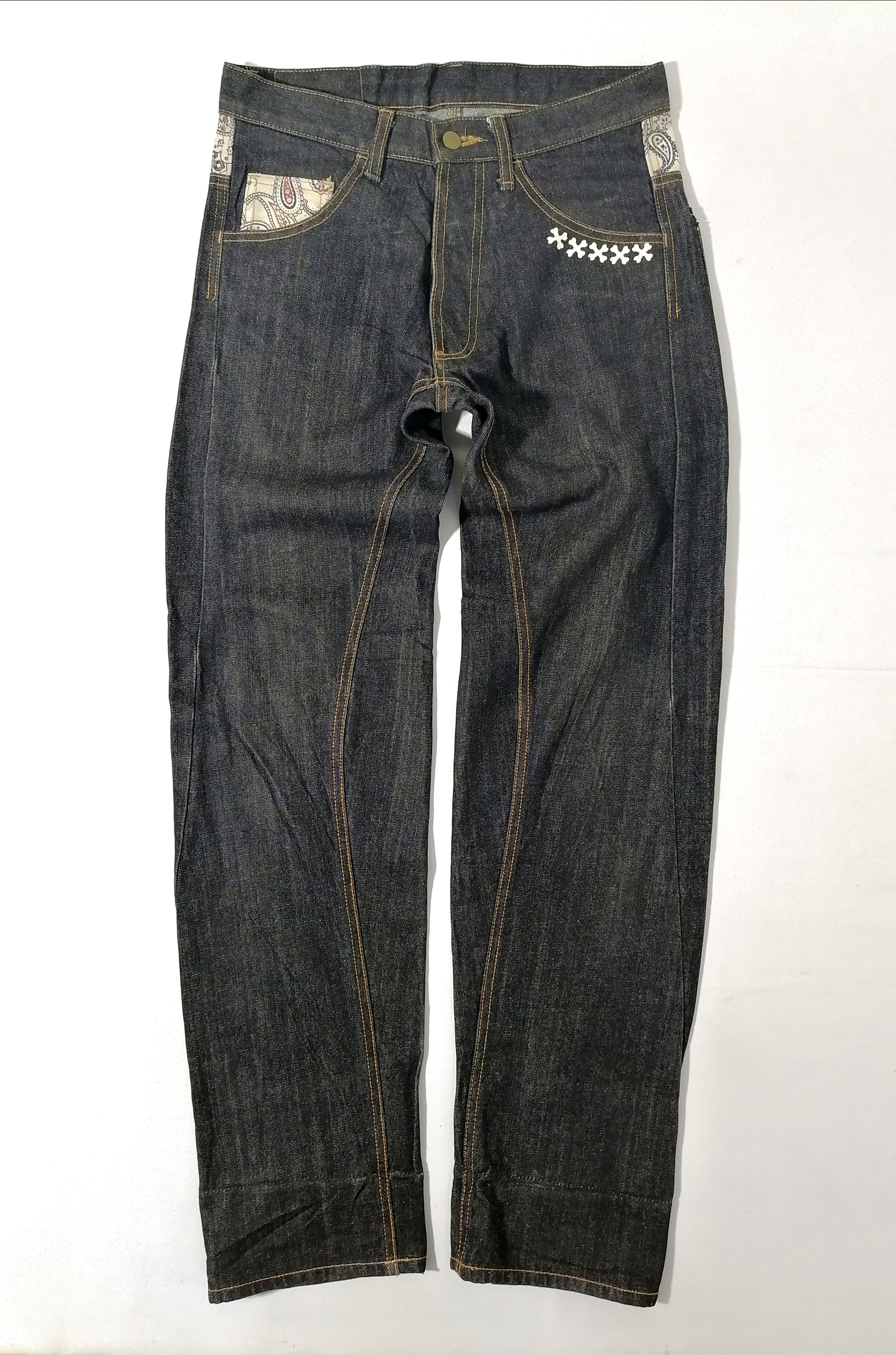Japanese Brand Debmar Cool Design Fly Button Denim Jeans Size US 32 / EU 48 - 1 Thumbnail