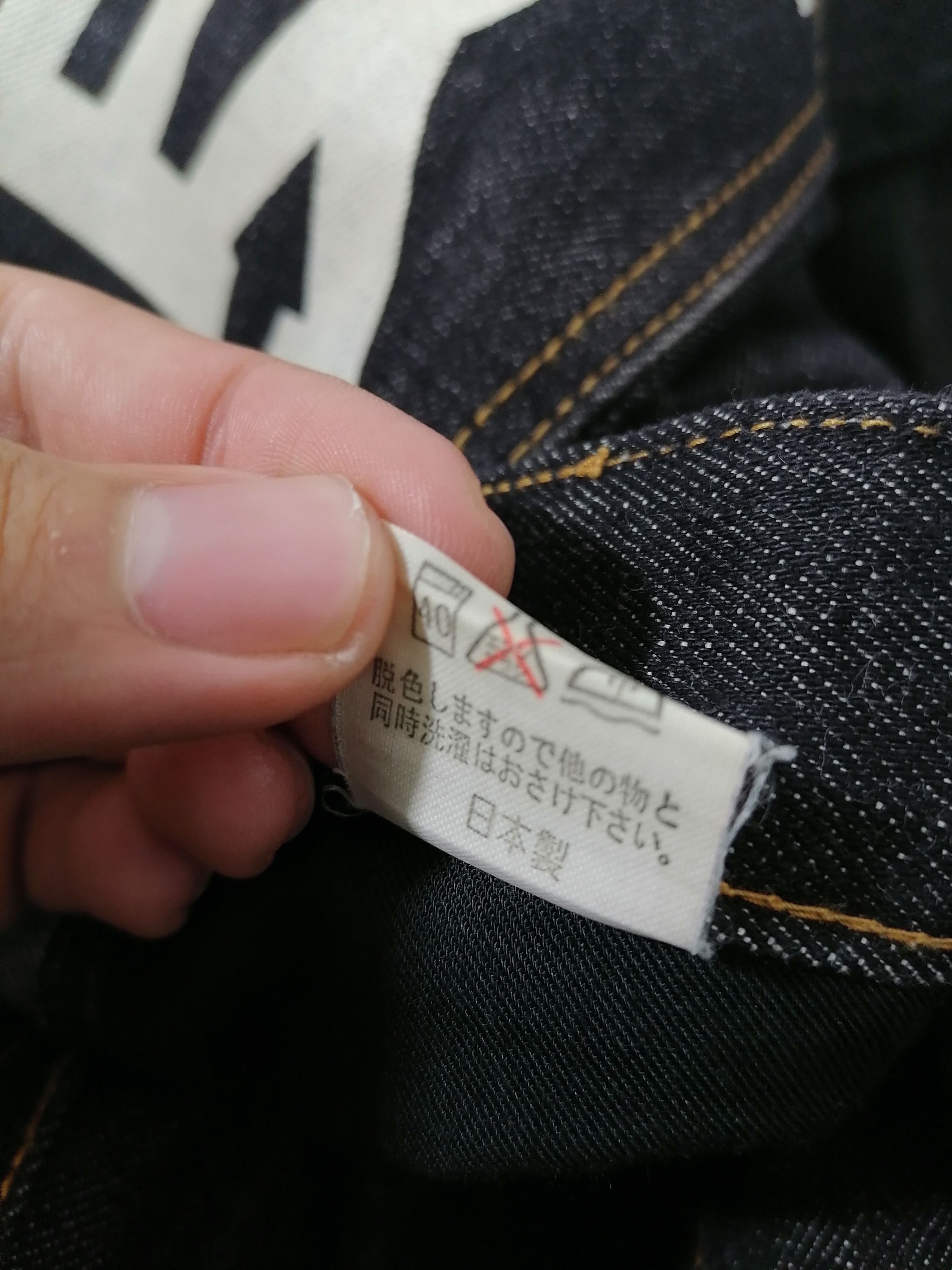 Japanese Brand Debmar Cool Design Fly Button Denim Jeans Size US 32 / EU 48 - 9 Thumbnail