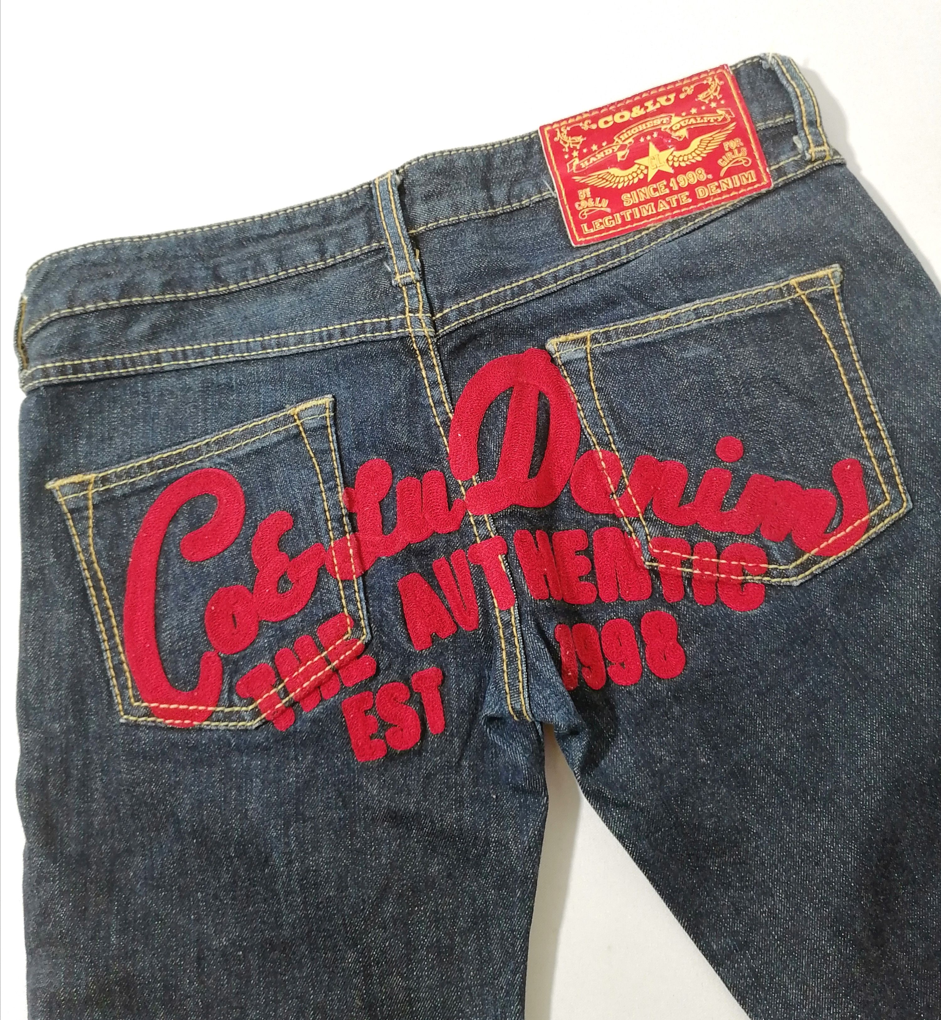 Japanese Brand Co & Lu Embroidered Denim Jeans Size US 32 / EU 48 - 5 Thumbnail