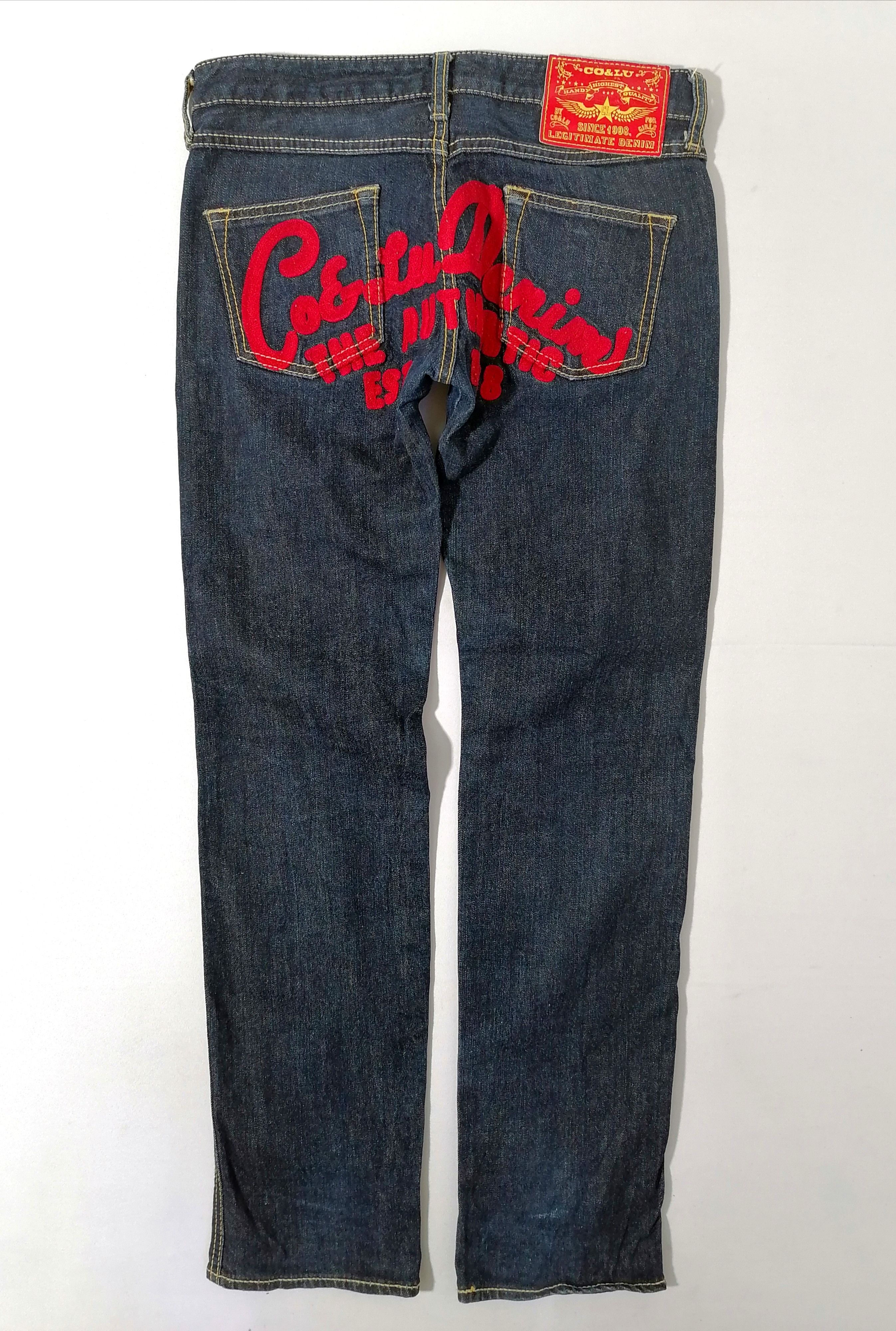 Japanese Brand Co & Lu Embroidered Denim Jeans Size US 32 / EU 48 - 2 Thumbnail