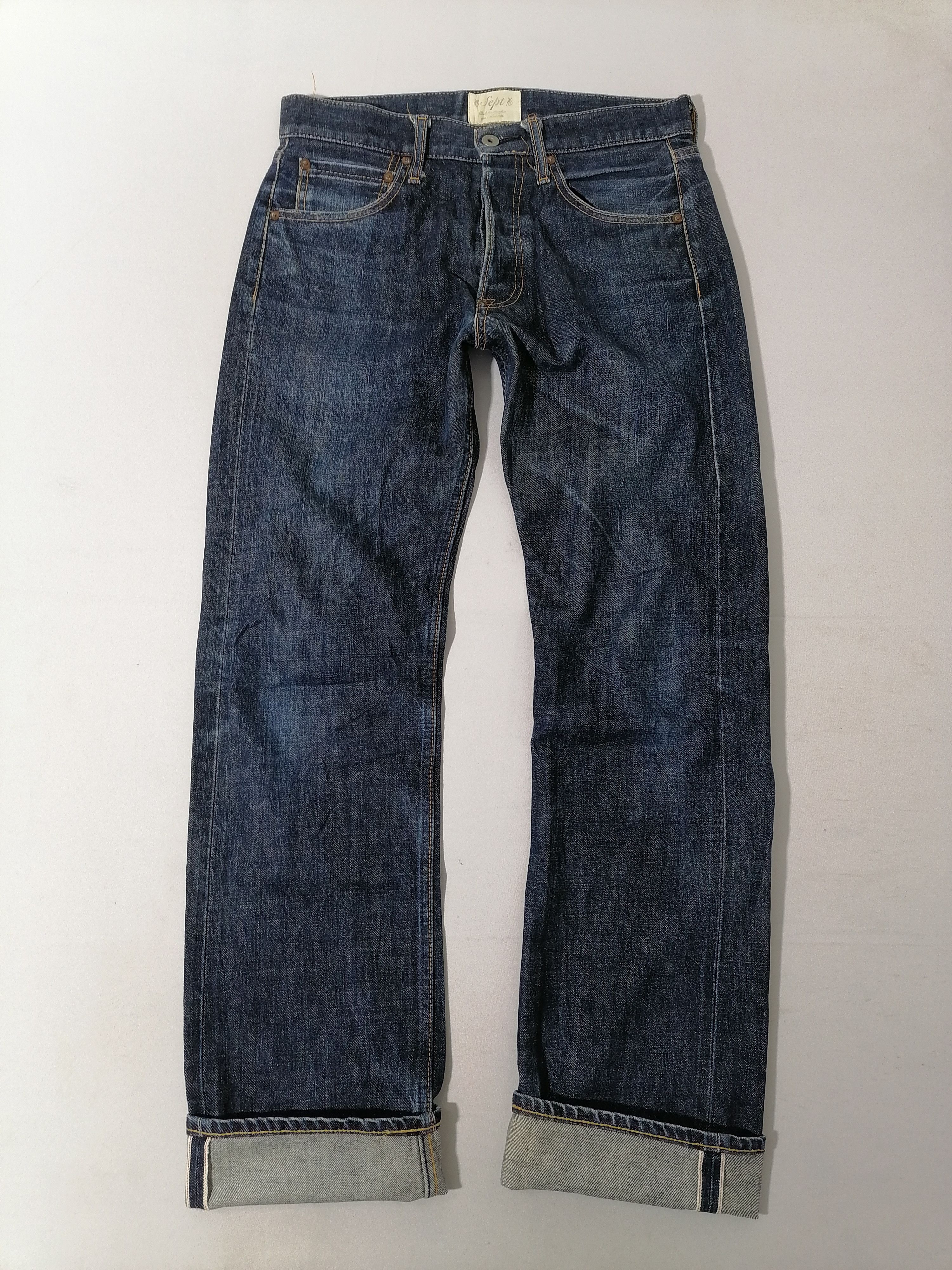 Designer × Japanese Brand Sept Selvedge Denim Jeans Size US 31 - 1 Thumbnail