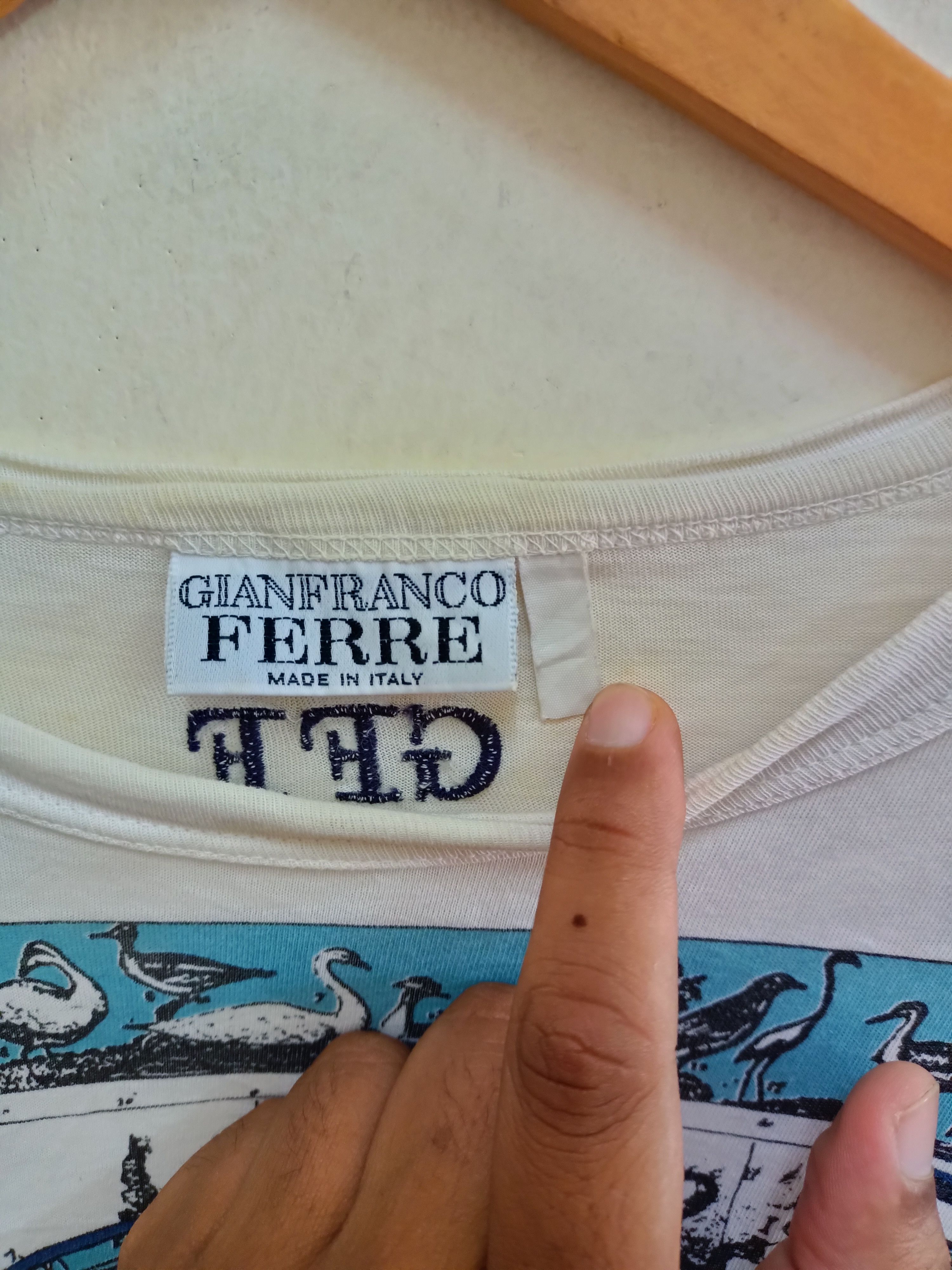 Gianfranco Ferre × Vintage Vintage Gianfranco Ferre t-shirt Size US XL / EU 56 / 4 - 2 Thumbnail