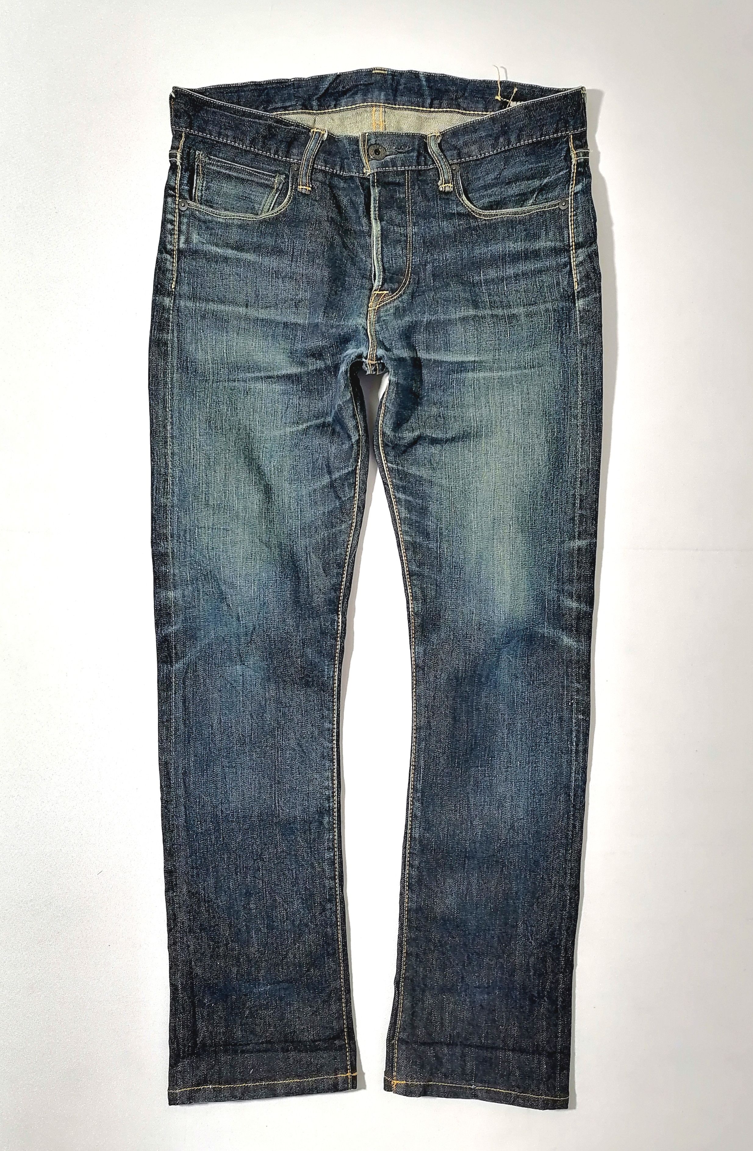Japanese Brand × KURO Kuro Diamante Selvedge Denim Jeans Size US 35 - 1 Thumbnail