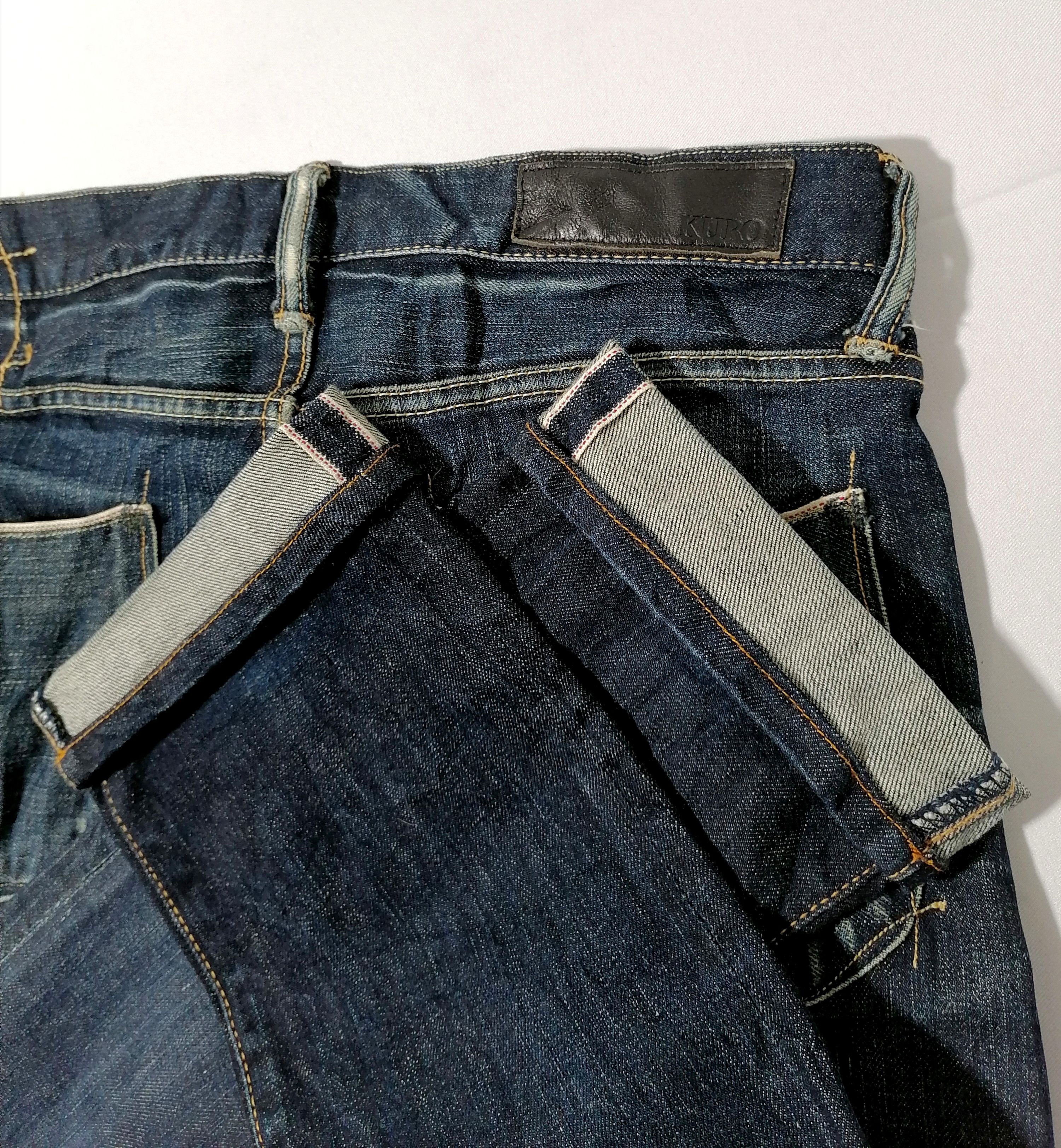 Japanese Brand × KURO Kuro Diamante Selvedge Denim Jeans Size US 35 - 3 Thumbnail
