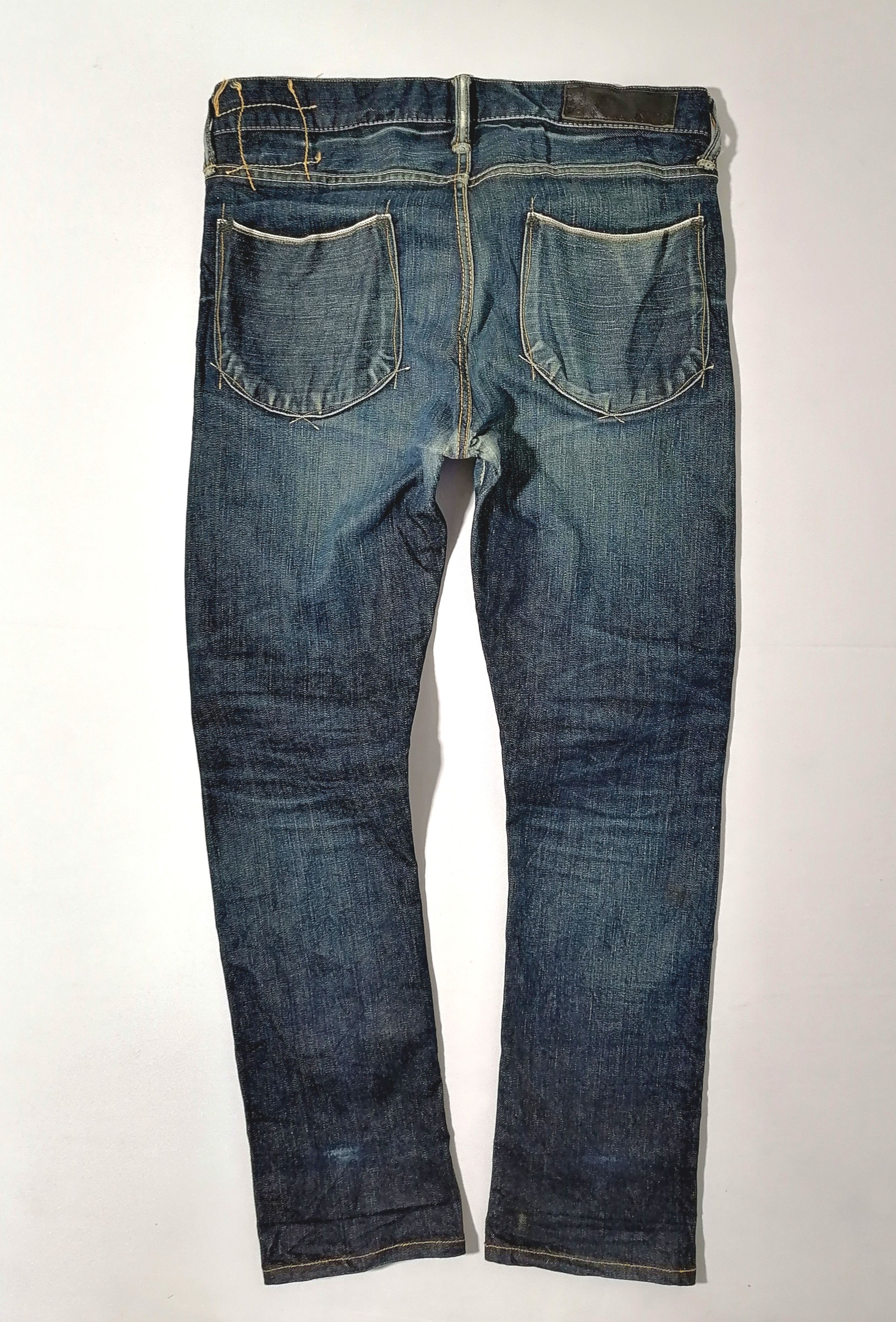 Japanese Brand × KURO Kuro Diamante Selvedge Denim Jeans Size US 35 - 4 Thumbnail