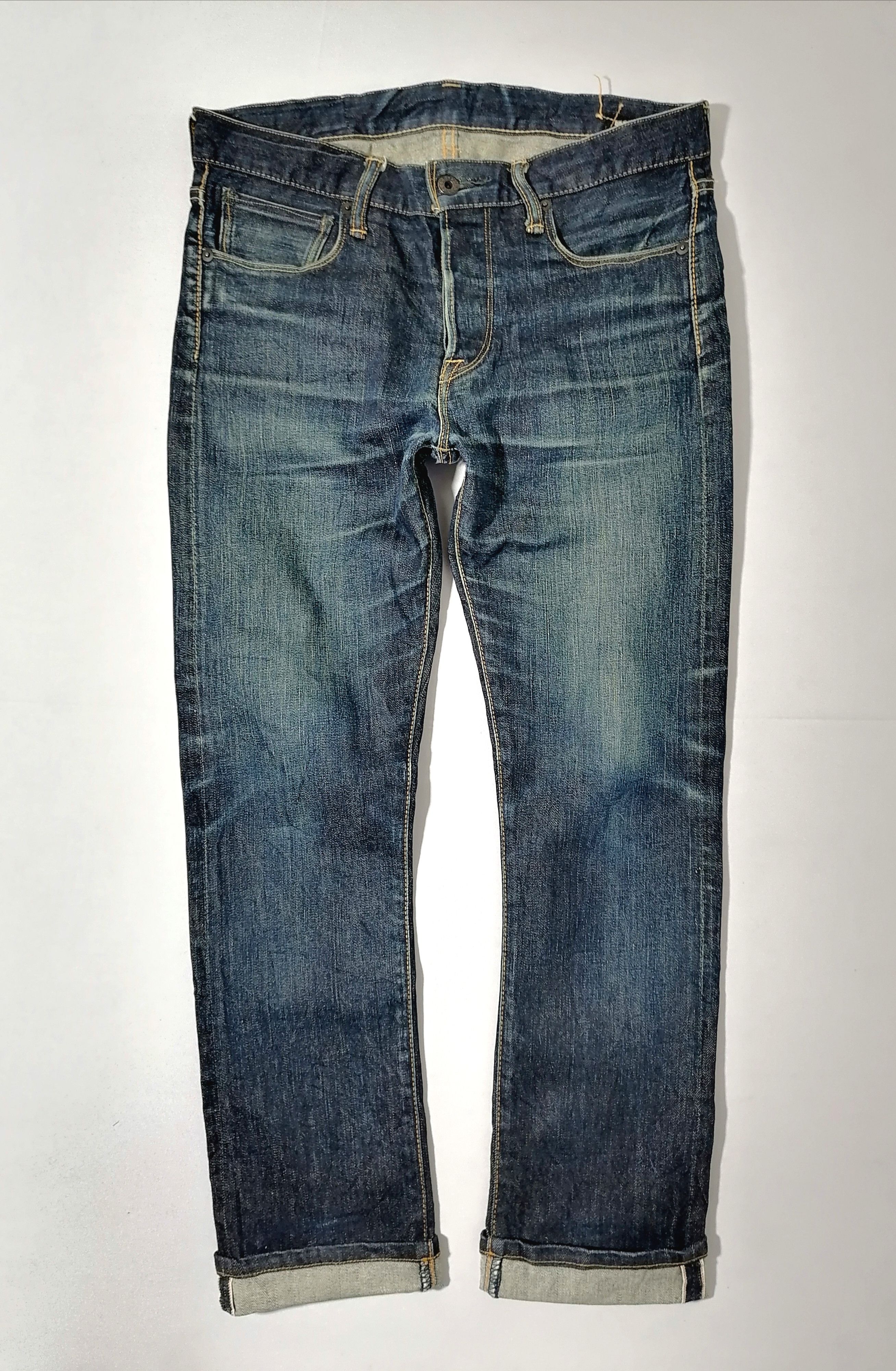 Japanese Brand × KURO Kuro Diamante Selvedge Denim Jeans Size US 35 - 2 Thumbnail