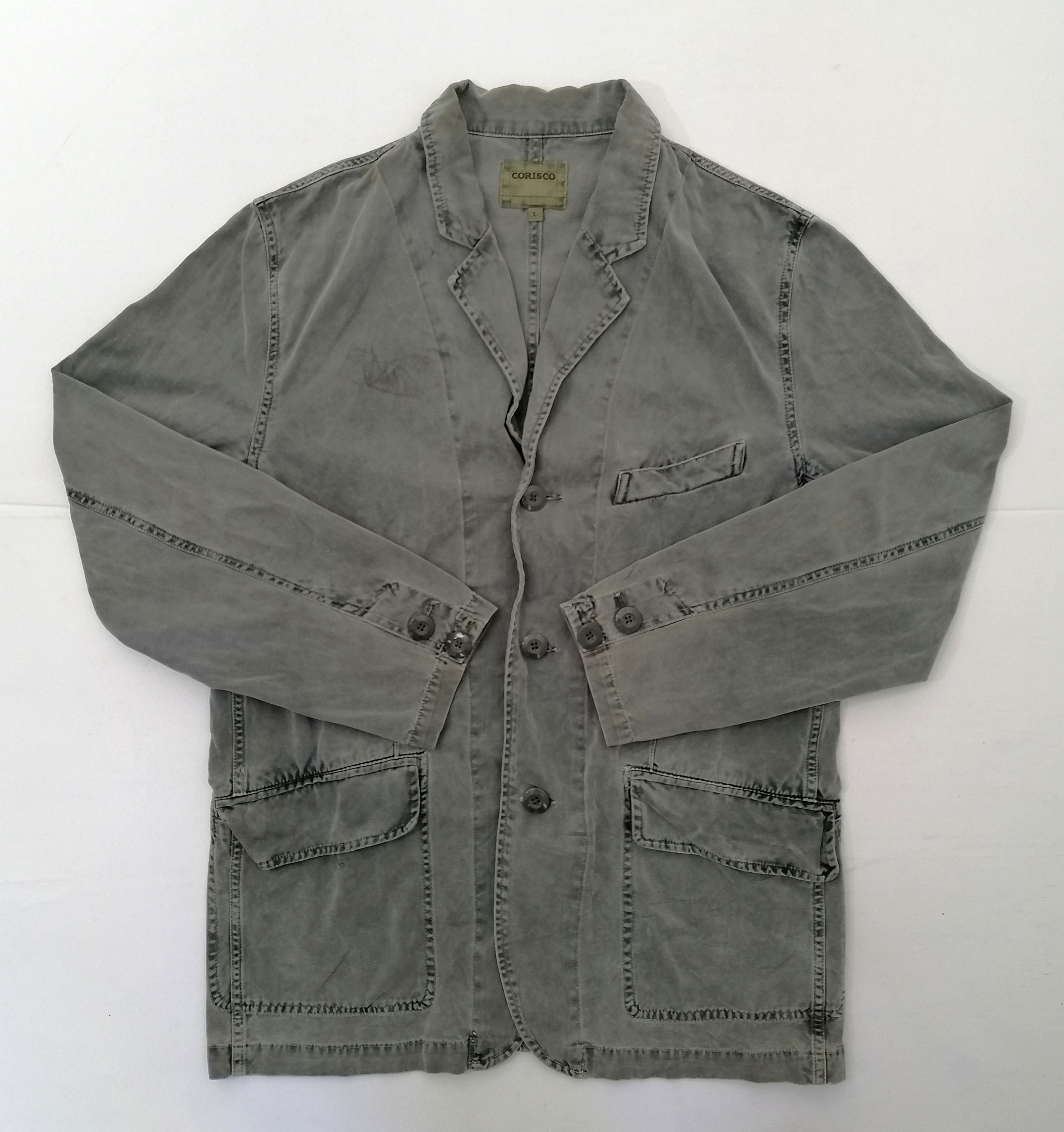 Japanese Brand Corisco Denim Jacket Size US L / EU 52-54 / 3 - 1 Thumbnail