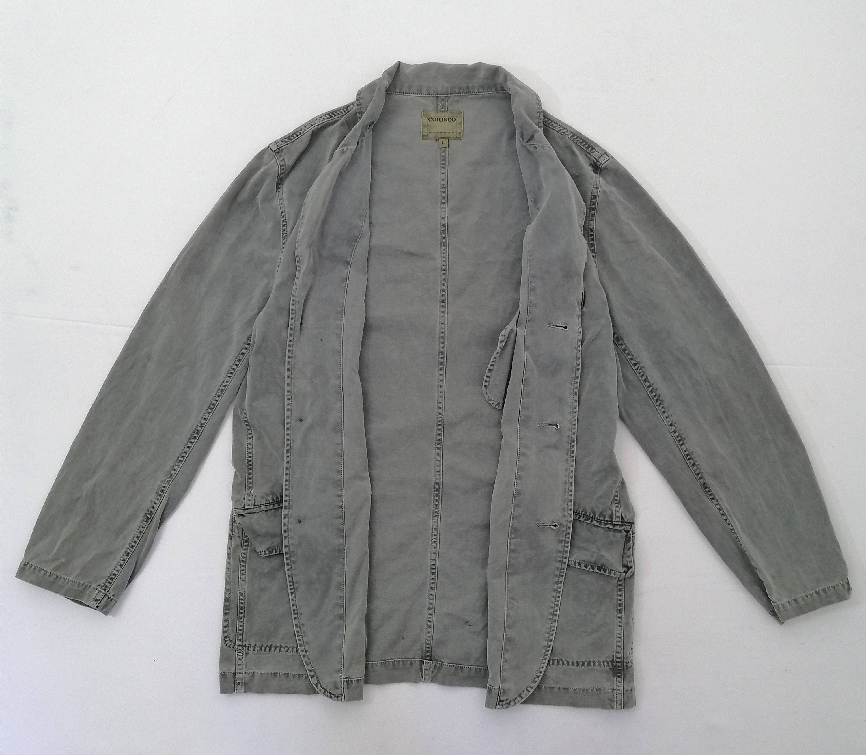 Japanese Brand Corisco Denim Jacket Size US L / EU 52-54 / 3 - 2 Thumbnail