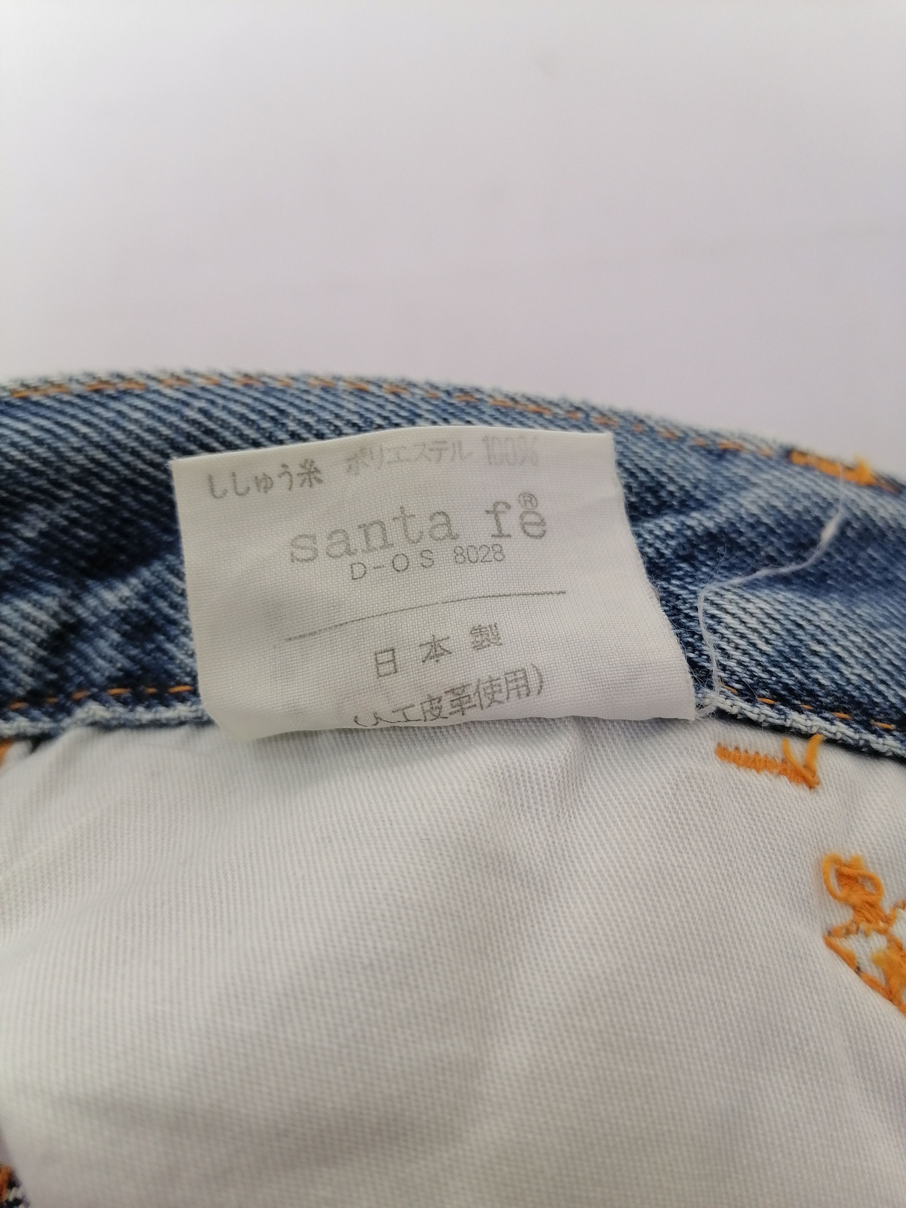 Japanese Brand Santafe Denim Jeans Size US 33 - 7 Thumbnail