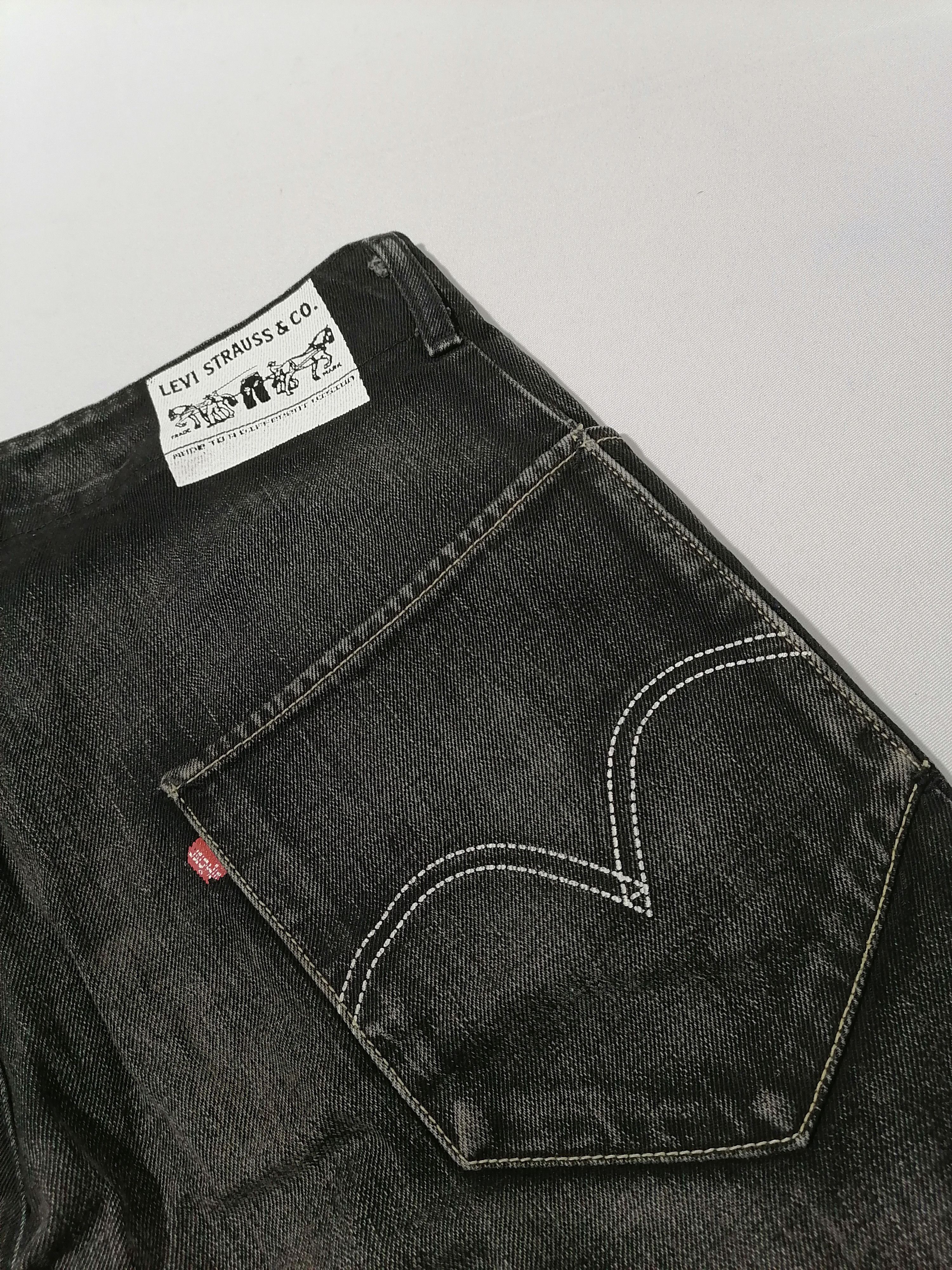 Japanese Brand × Levi's 7701-21 Levi's Strauss Black Denim Jeans Size US 33 - 4 Thumbnail