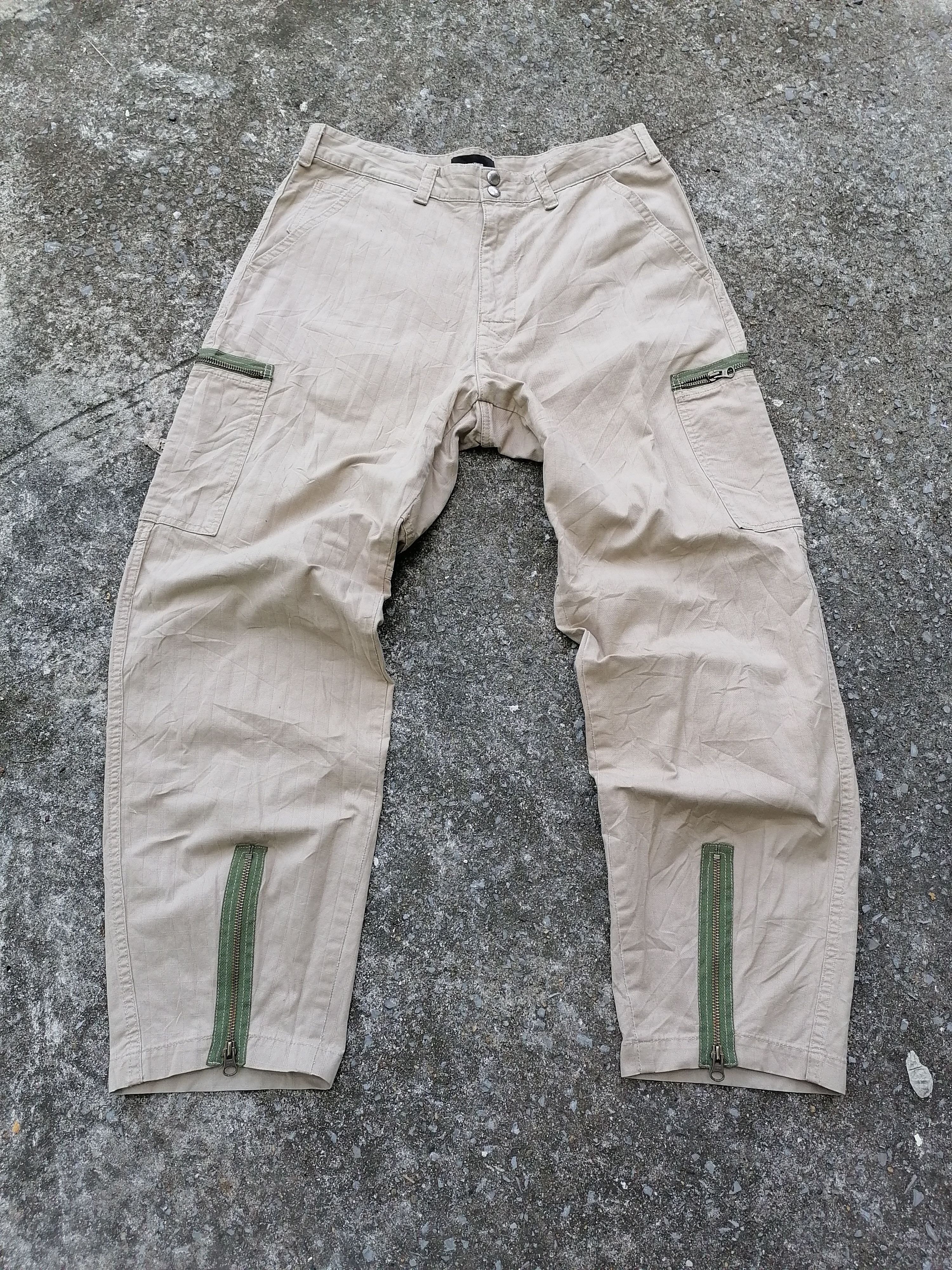 Japanese Brand Scanner Nice Zipper Design Pants Size US 34 / EU 50 - 1 Thumbnail