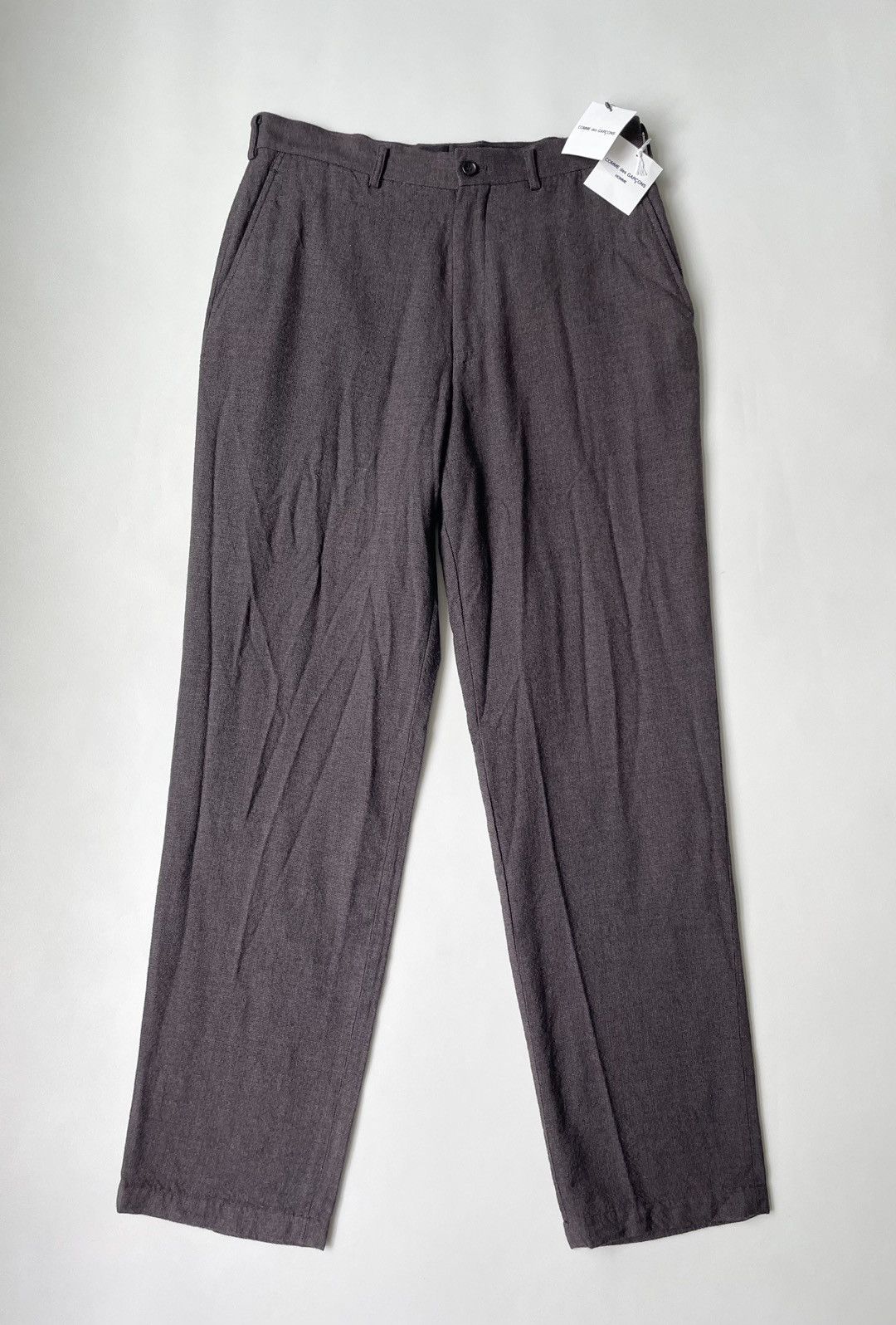 Comme des Garcons Homme A/W 11 Micro Check Wool Trousers Size US 32 / EU 48 - 1 Thumbnail