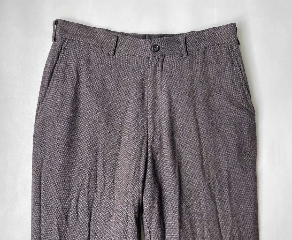 Comme des Garcons Homme A/W 11 Micro Check Wool Trousers Size US 32 / EU 48 - 2 Thumbnail