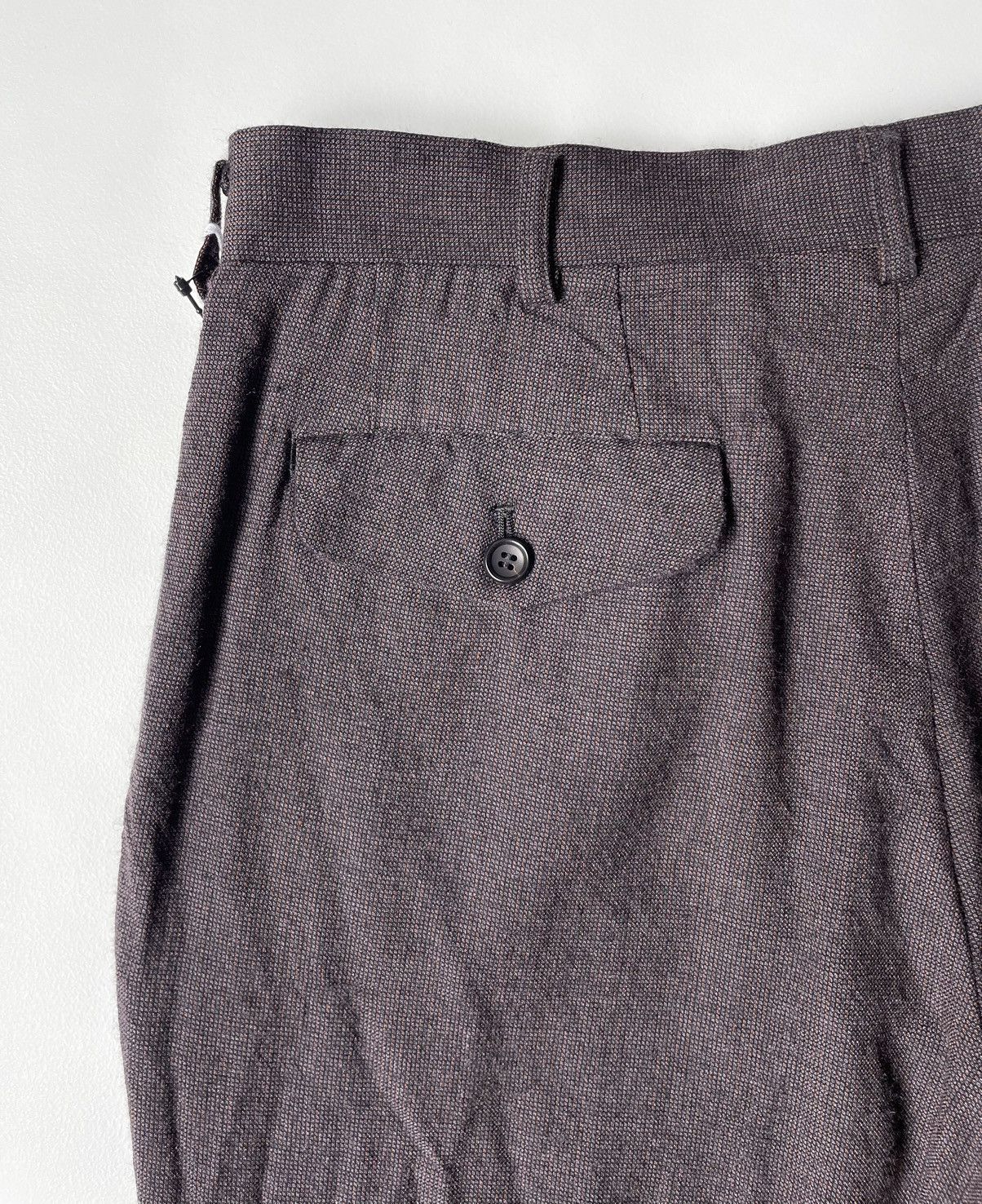 Comme des Garcons Homme A/W 11 Micro Check Wool Trousers Size US 32 / EU 48 - 13 Thumbnail