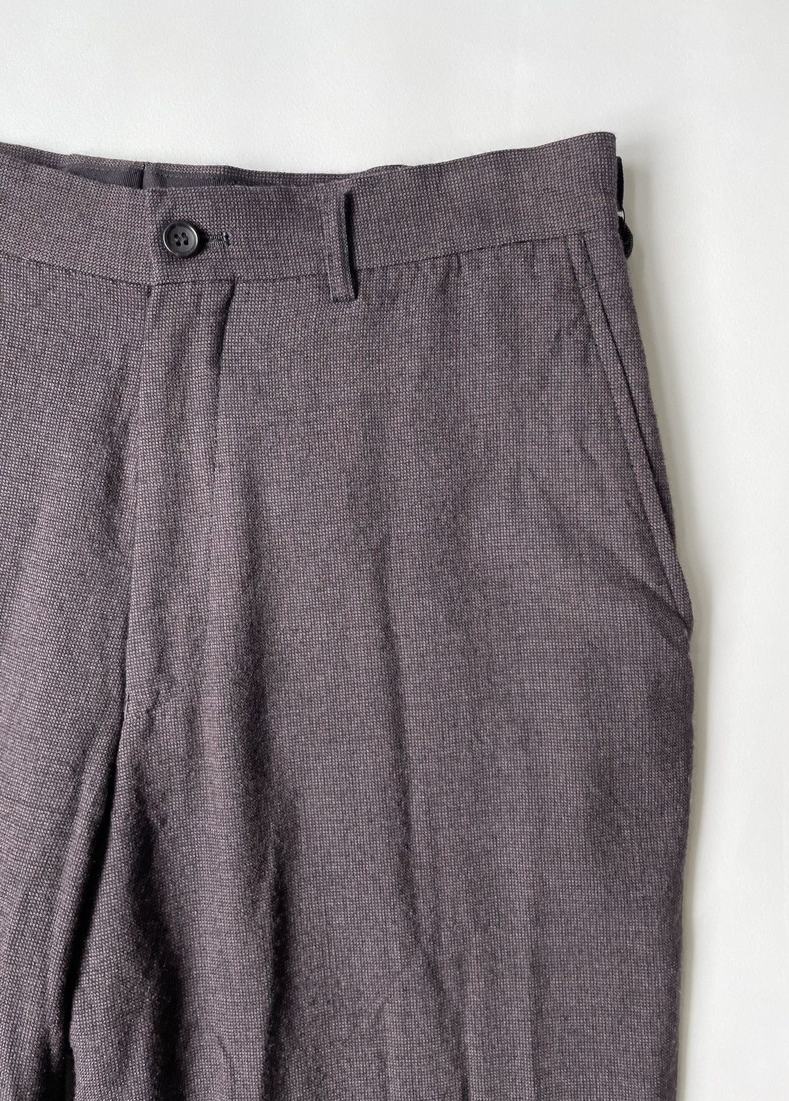 Comme des Garcons Homme A/W 11 Micro Check Wool Trousers Size US 32 / EU 48 - 8 Thumbnail
