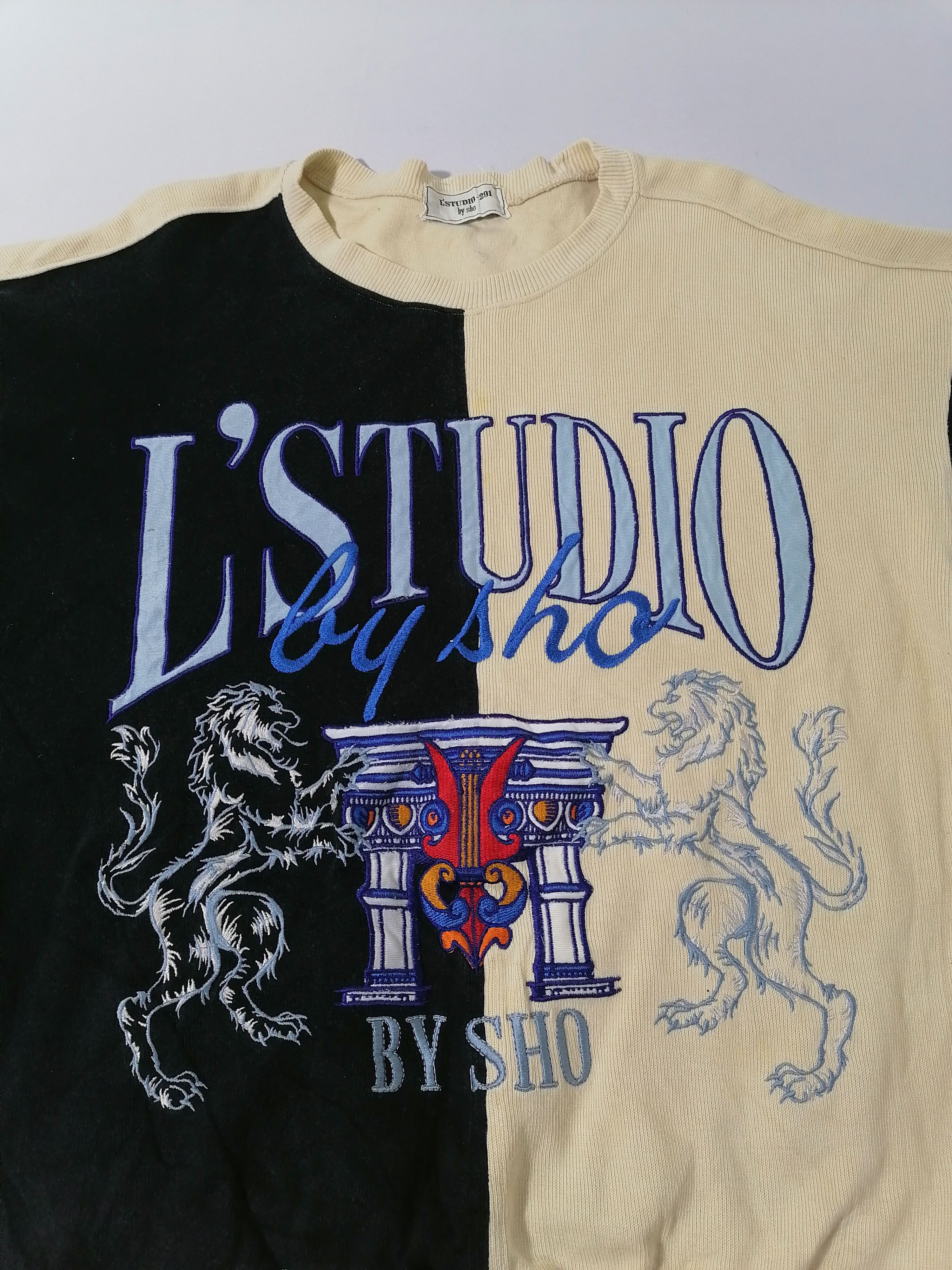 Designer × Japanese Brand L'Studio 291 by Sho Embroidered Sweatshirt Size US L / EU 52-54 / 3 - 2 Thumbnail