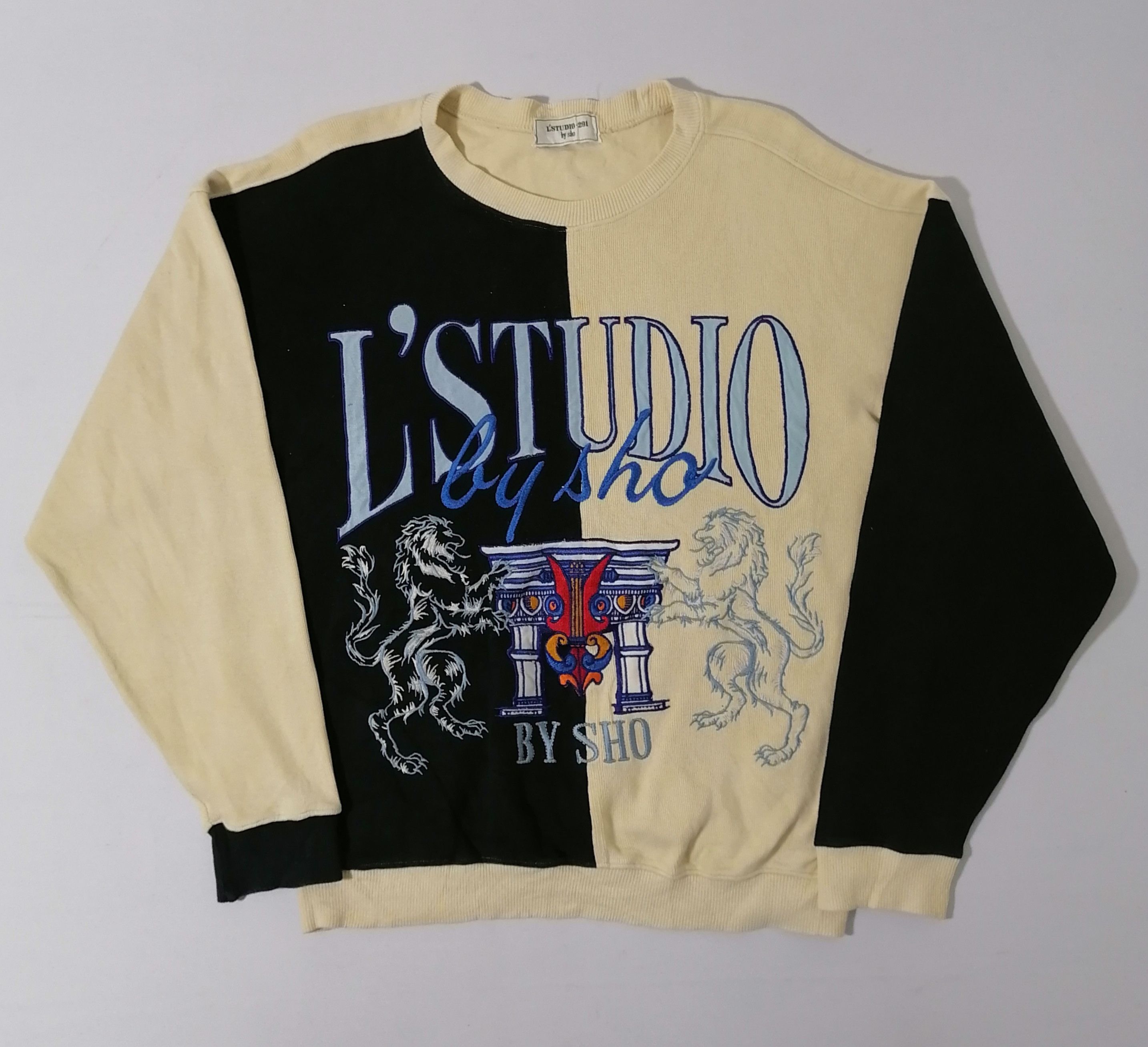 Designer × Japanese Brand L'Studio 291 by Sho Embroidered Sweatshirt Size US L / EU 52-54 / 3 - 1 Thumbnail