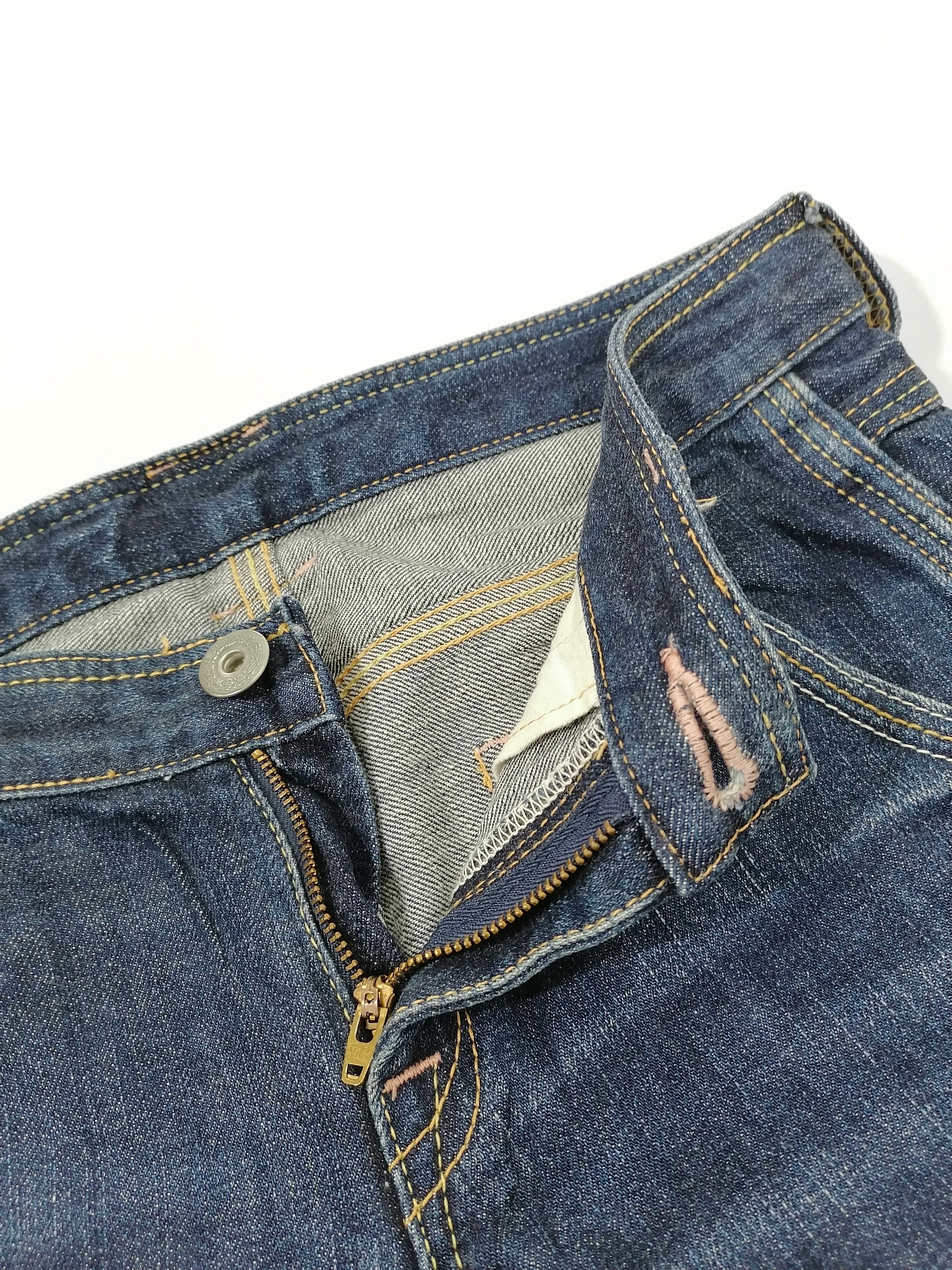 Japanese Brand Nice Design Denim Jeans Size US 31 - 5 Thumbnail