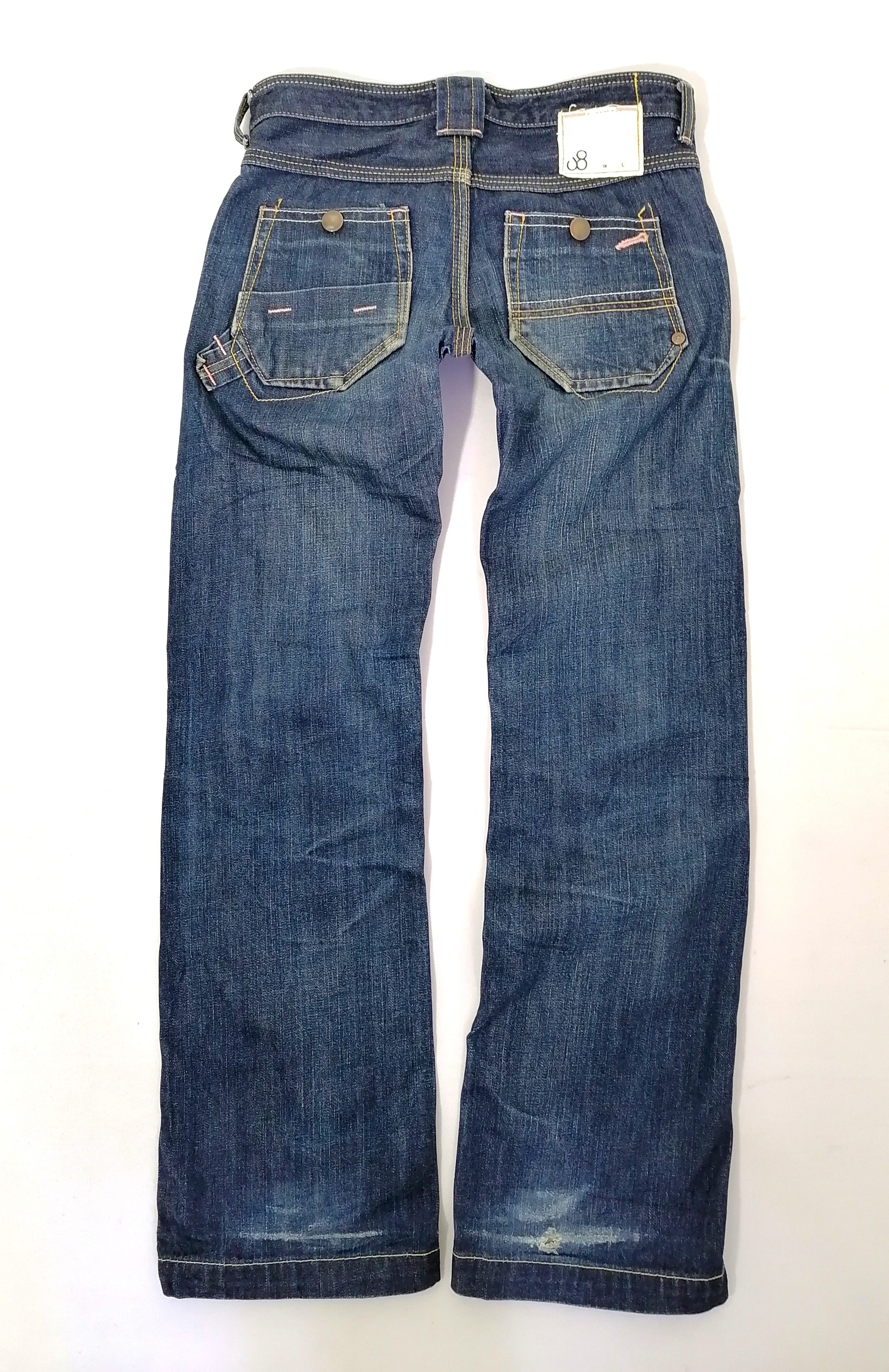 Japanese Brand Nice Design Denim Jeans Size US 31 - 2 Thumbnail