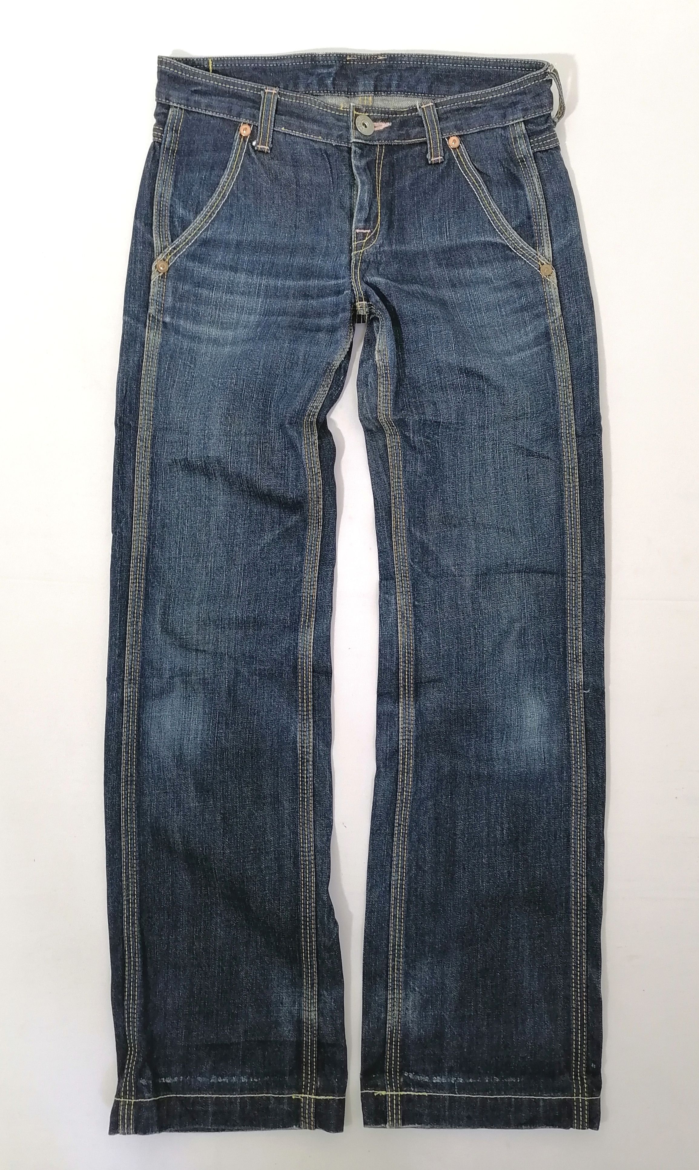 Japanese Brand Nice Design Denim Jeans Size US 31 - 1 Thumbnail