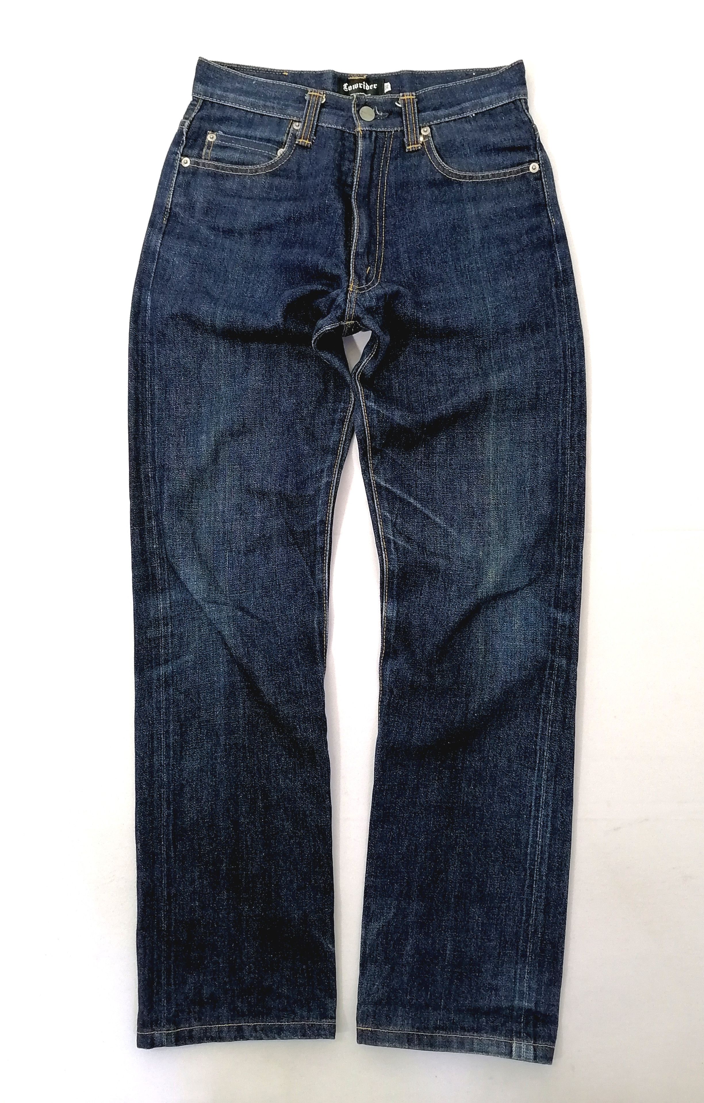 Japanese Brand Low Rider Selvedge Denim Jeans Size US 28 / EU 44 - 2 Thumbnail