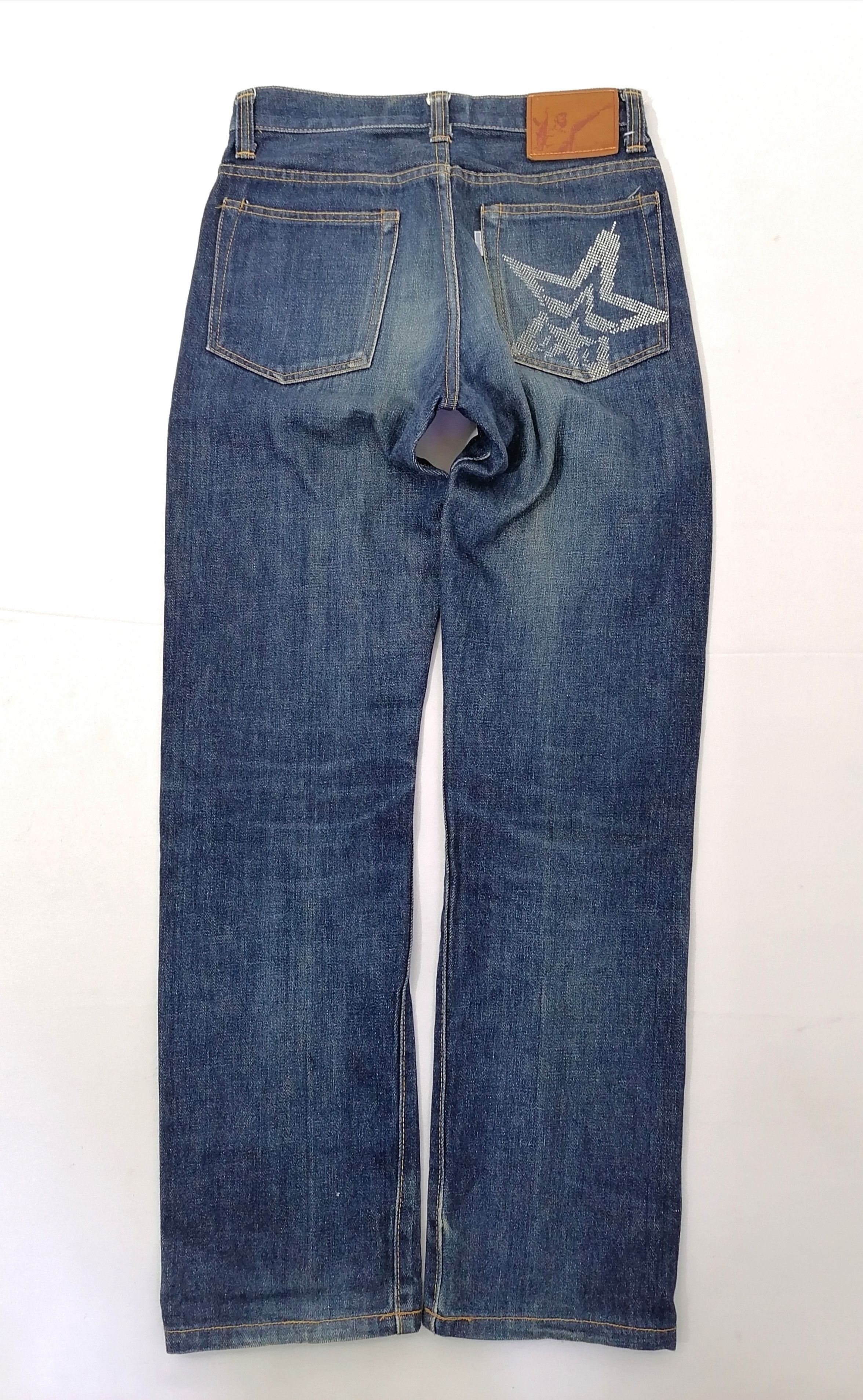 Japanese Brand Low Rider Selvedge Denim Jeans Size US 28 / EU 44 - 3 Thumbnail