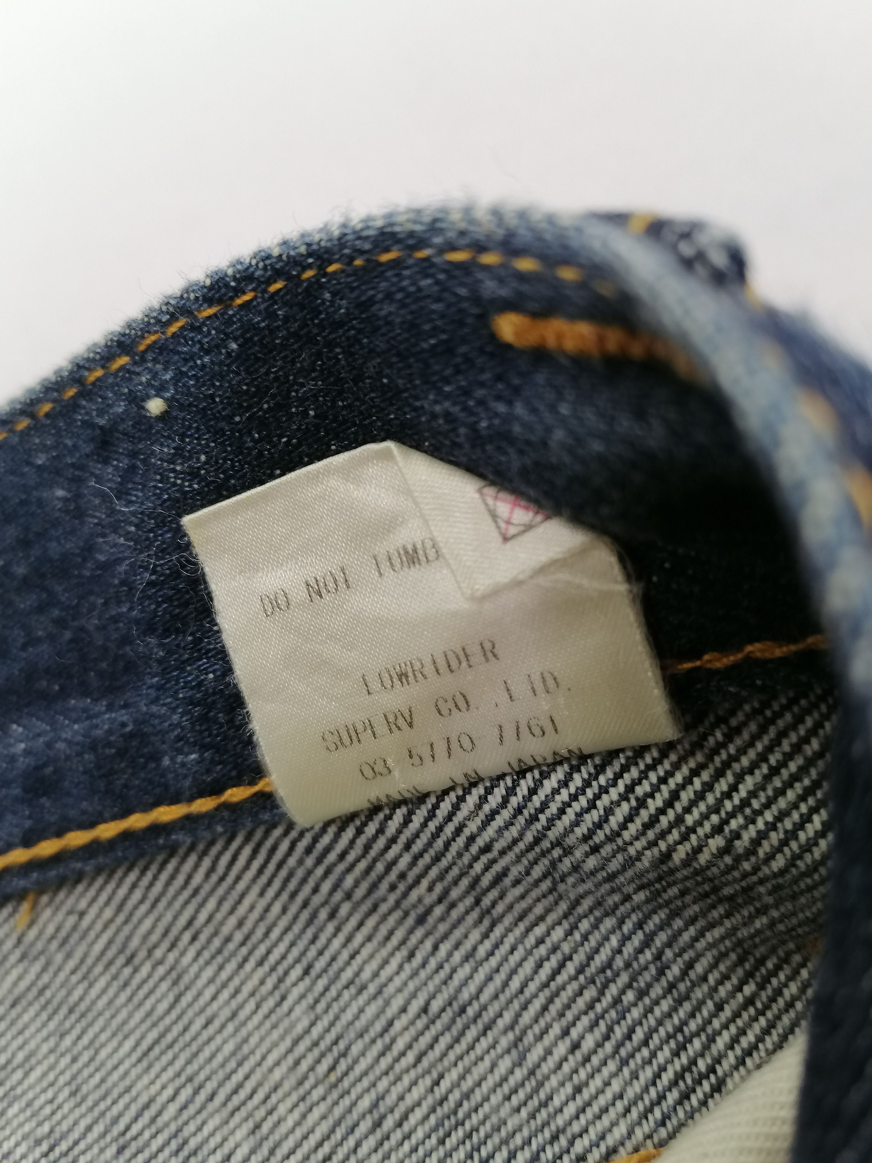 Japanese Brand Low Rider Selvedge Denim Jeans Size US 28 / EU 44 - 8 Thumbnail