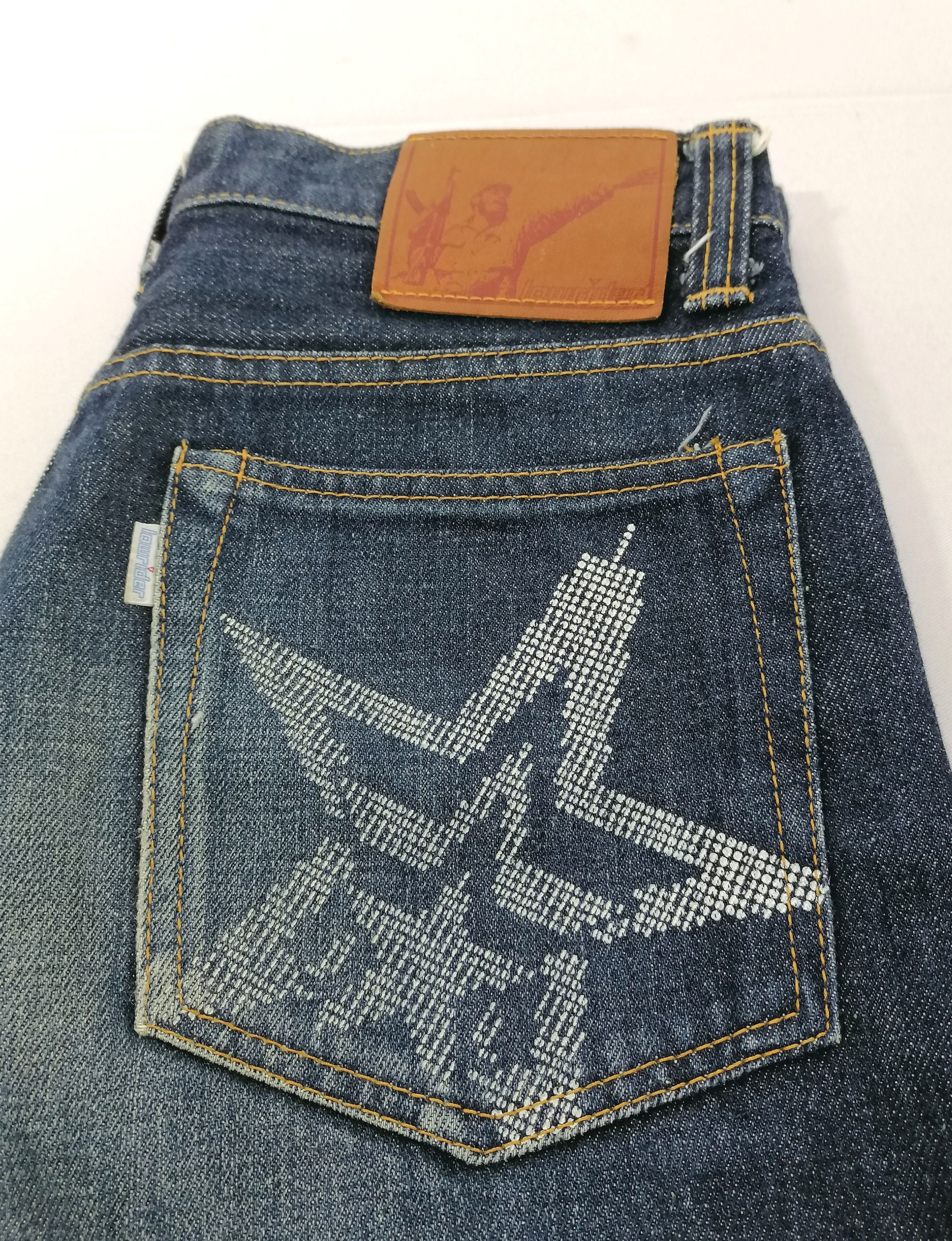 Japanese Brand Low Rider Selvedge Denim Jeans Size US 28 / EU 44 - 9 Thumbnail