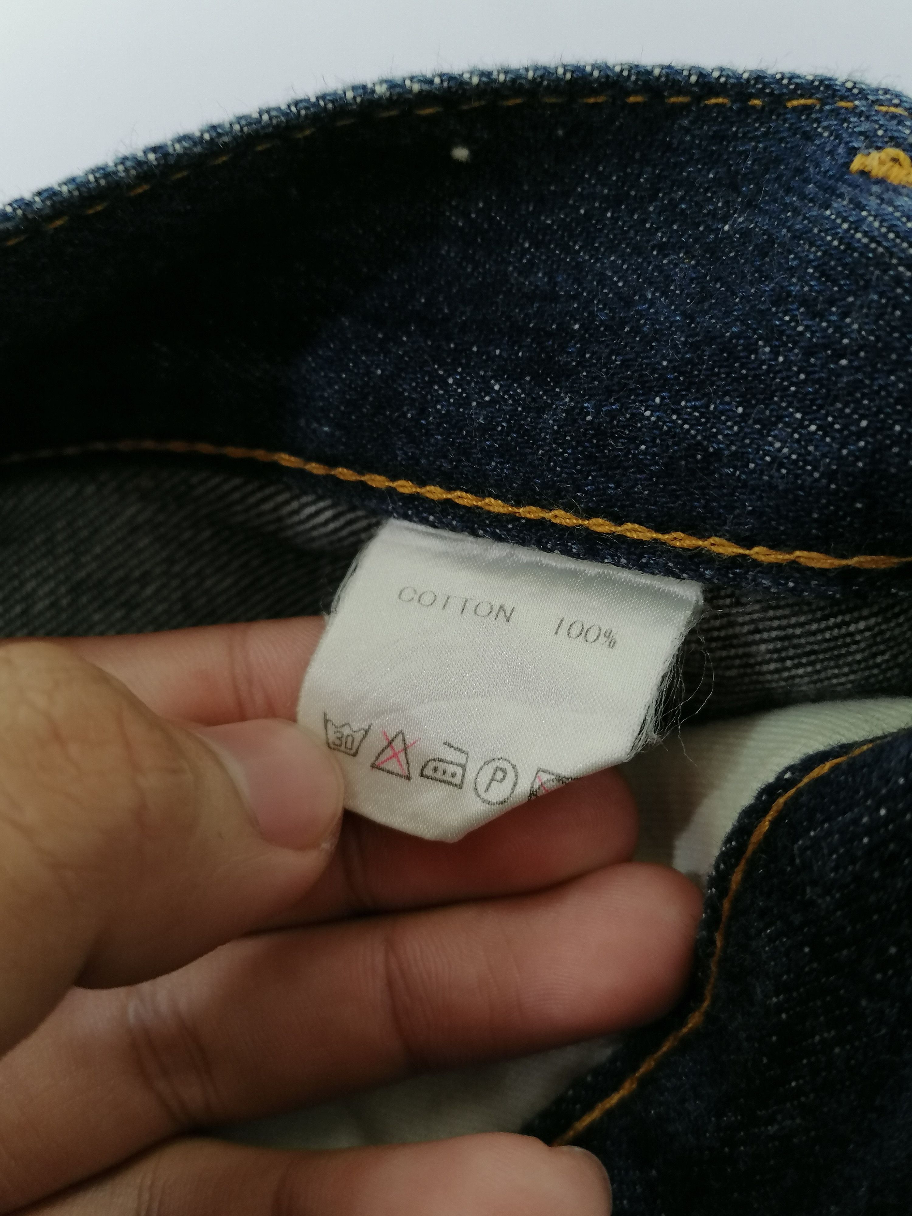 Japanese Brand Low Rider Selvedge Denim Jeans Size US 28 / EU 44 - 7 Thumbnail