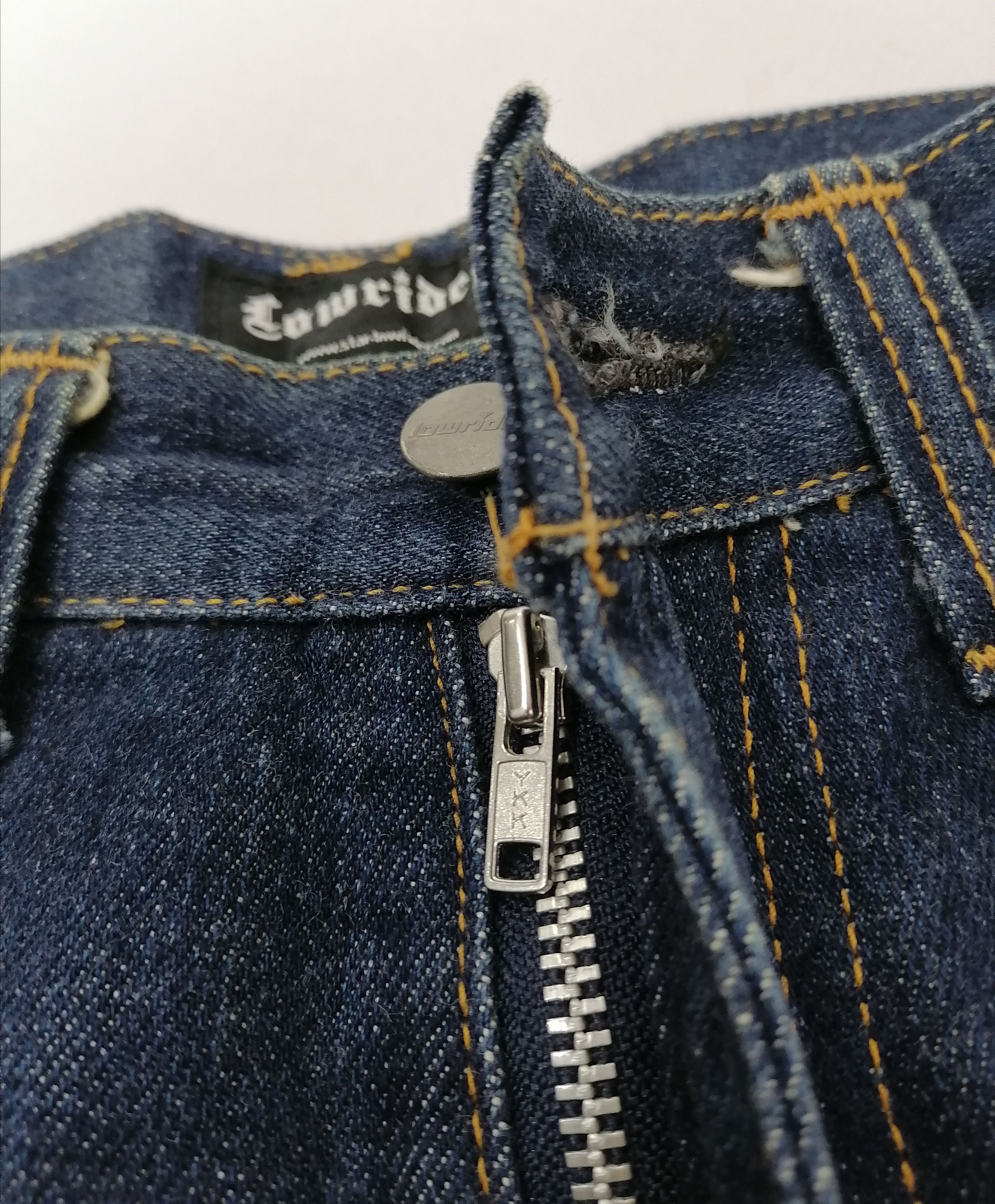 Japanese Brand Low Rider Selvedge Denim Jeans Size US 28 / EU 44 - 4 Thumbnail