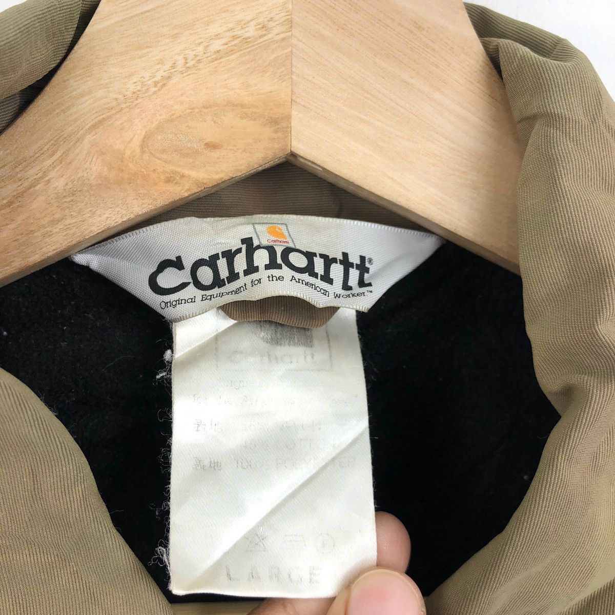 Carhartt VINTAGE 1990’S CARHARTT CHORE DETROIT BUTTON COAT JACKET Size US L / EU 52-54 / 3 - 6 Thumbnail