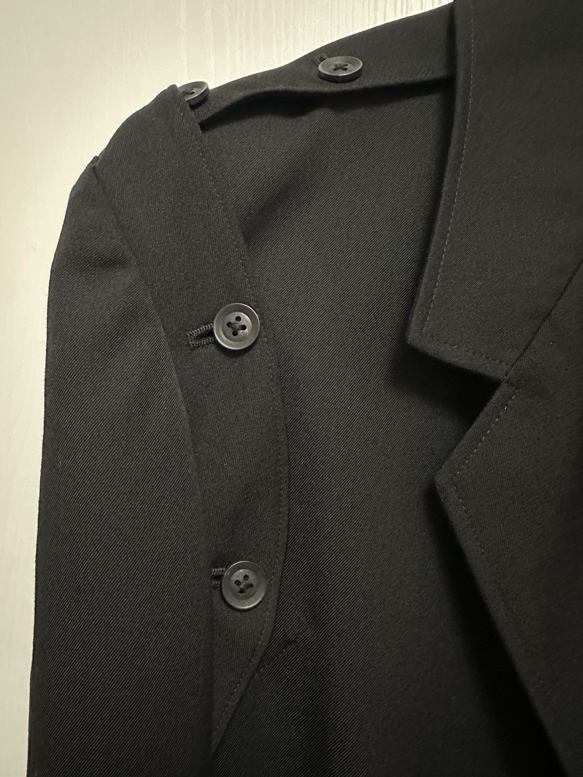 Yohji Yamamoto Yohji Yamamoto Pour Homme 21ss eye buttons jacket Size 48S - 4 Thumbnail