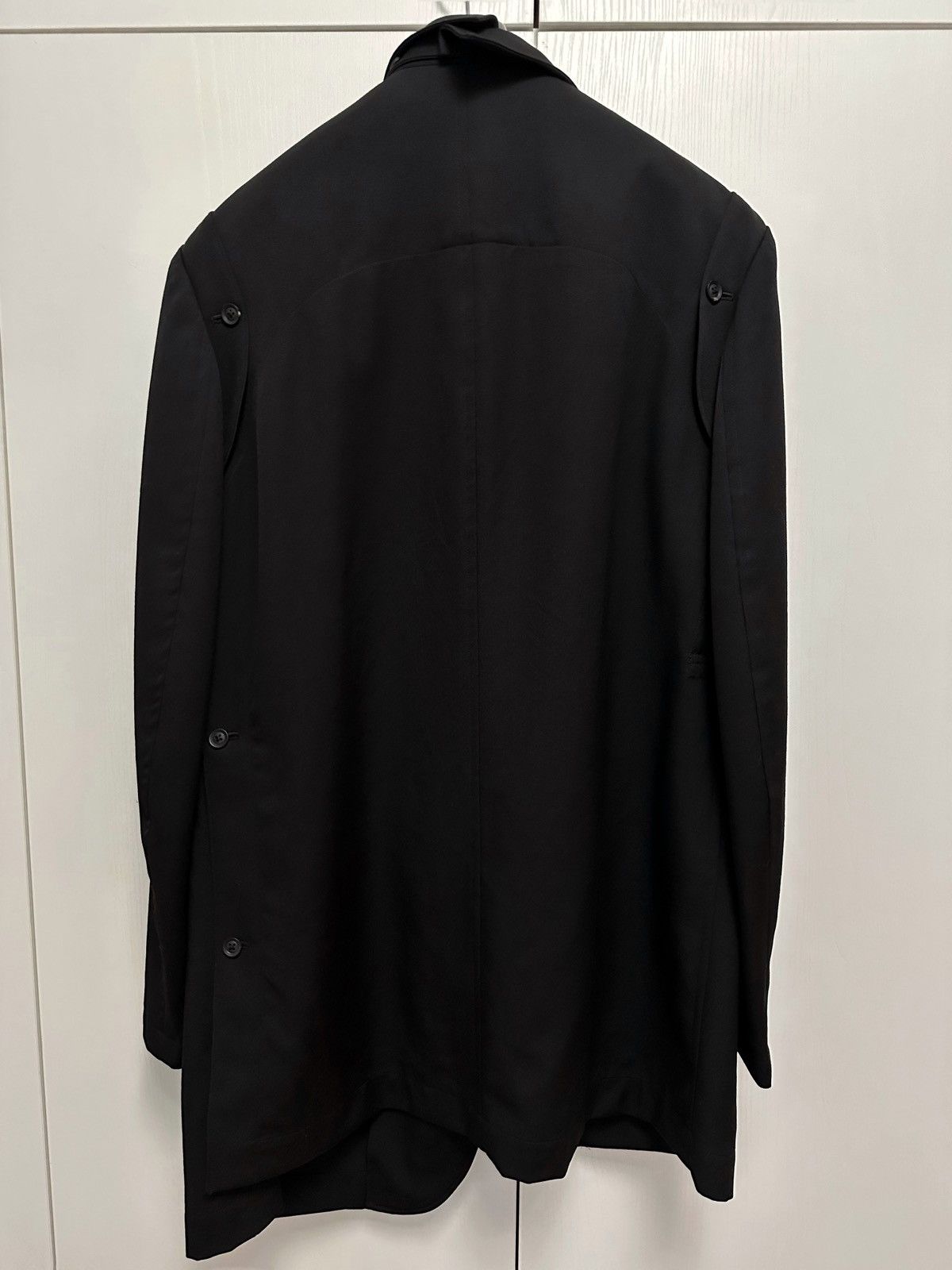Yohji Yamamoto Yohji Yamamoto Pour Homme 21ss eye buttons jacket Size 48S - 2 Thumbnail