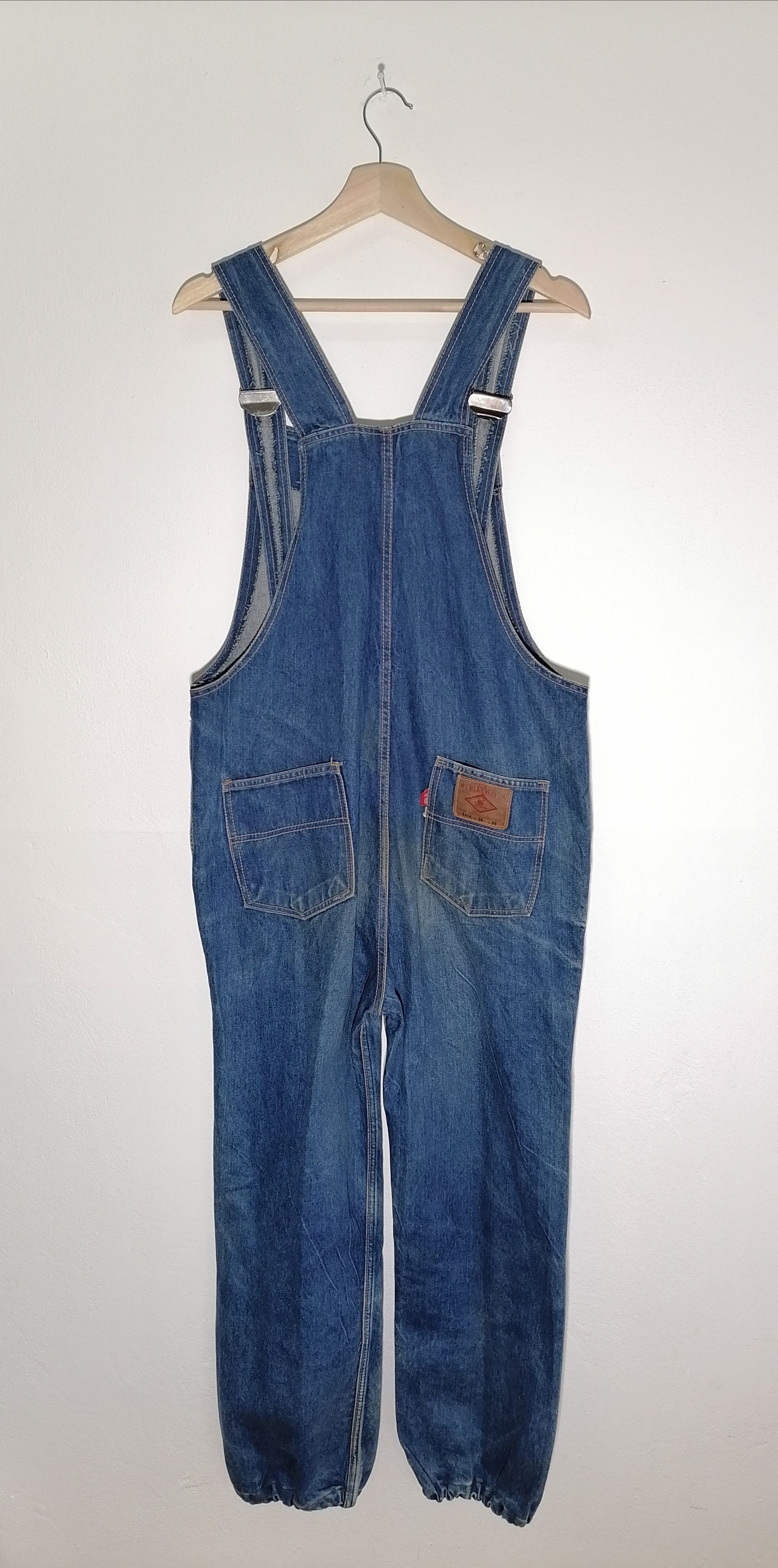 Japanese Brand Blueway Denim Jumpsuit Jeans Size US 38 / EU 54 - 3 Thumbnail