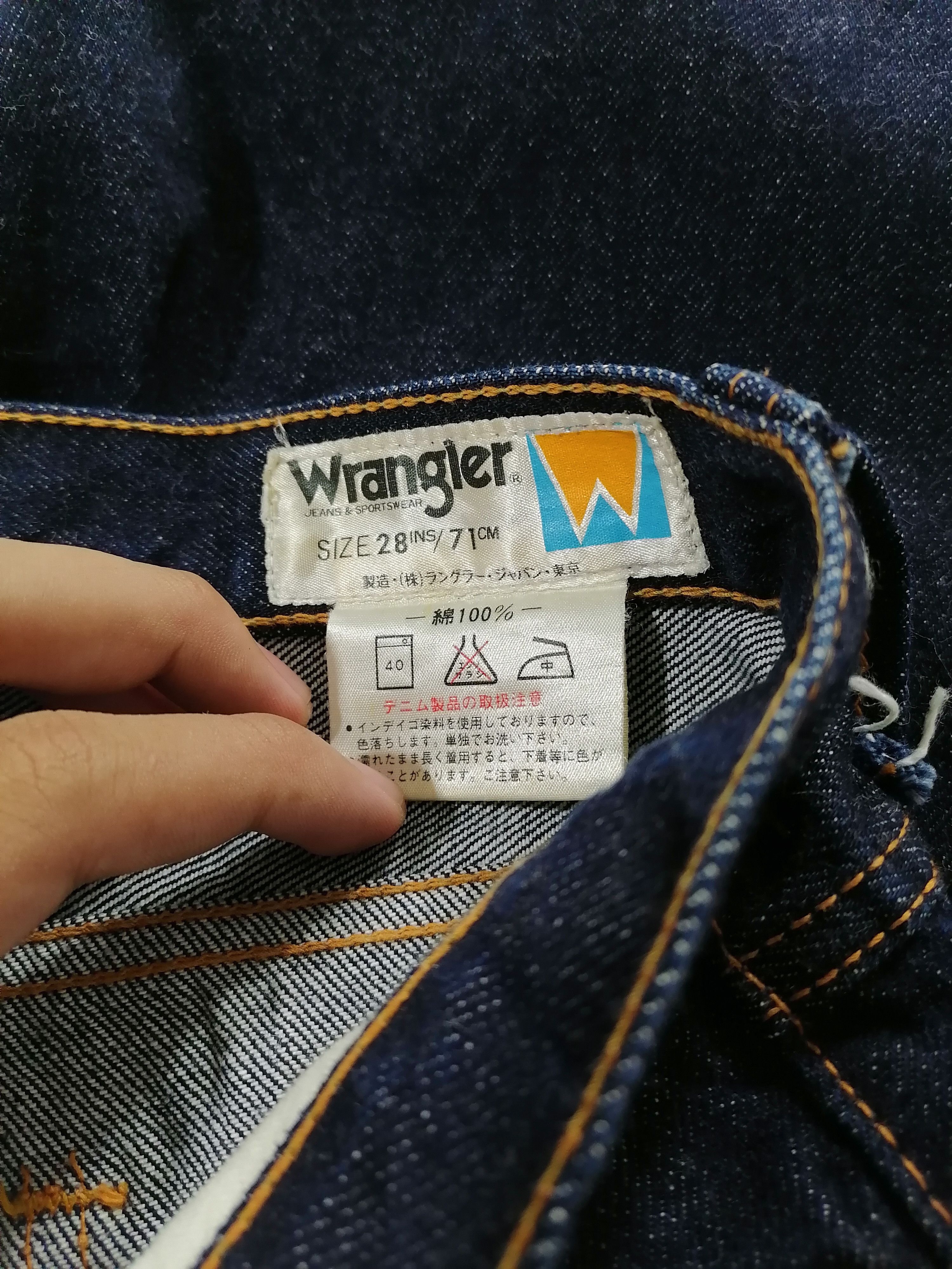 Japanese Brand × Wrangler Wrangler Slim Fit Denim Jeans Size US 28 / EU 44 - 6 Thumbnail