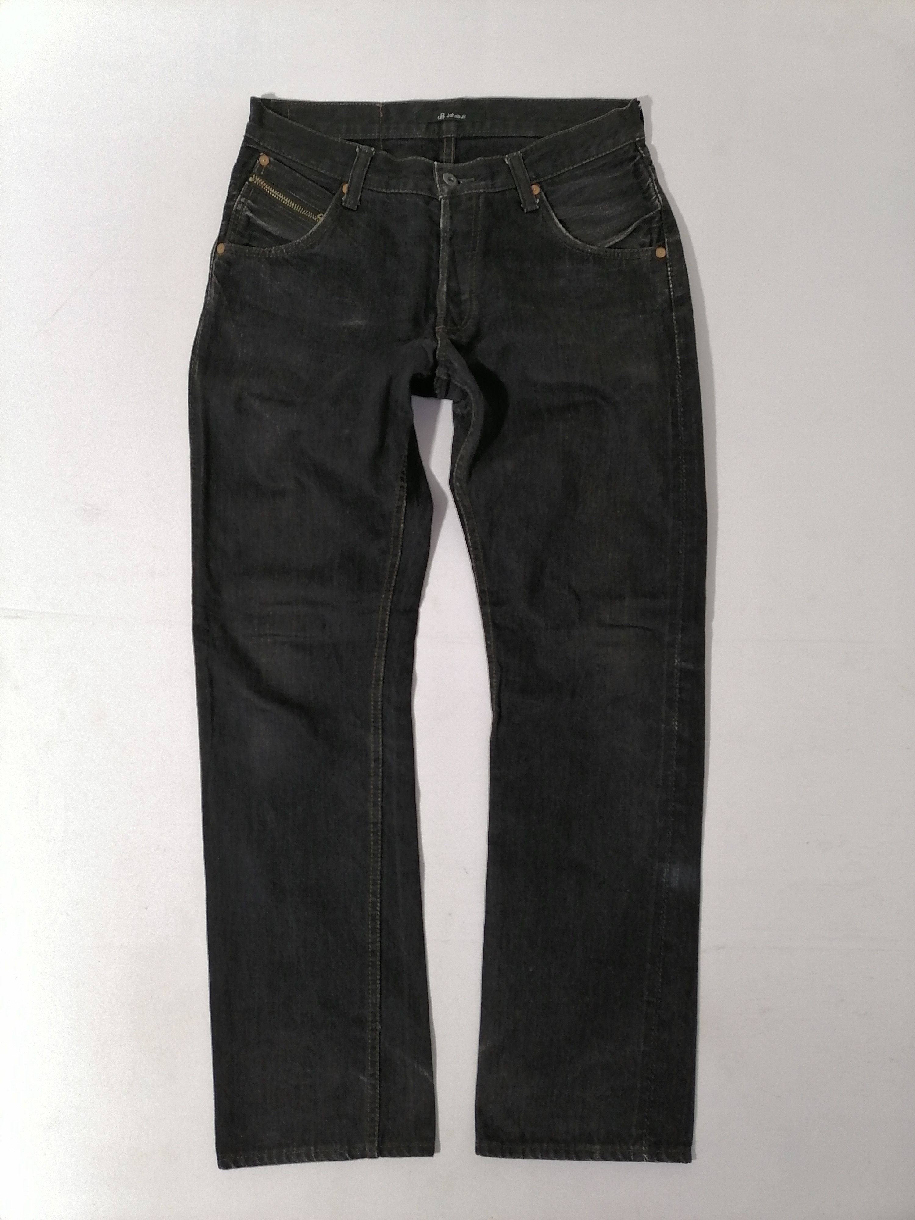 Japanese Brand Johnbull Selvedge Black Denim Jeans Size US 31 - 2 Thumbnail