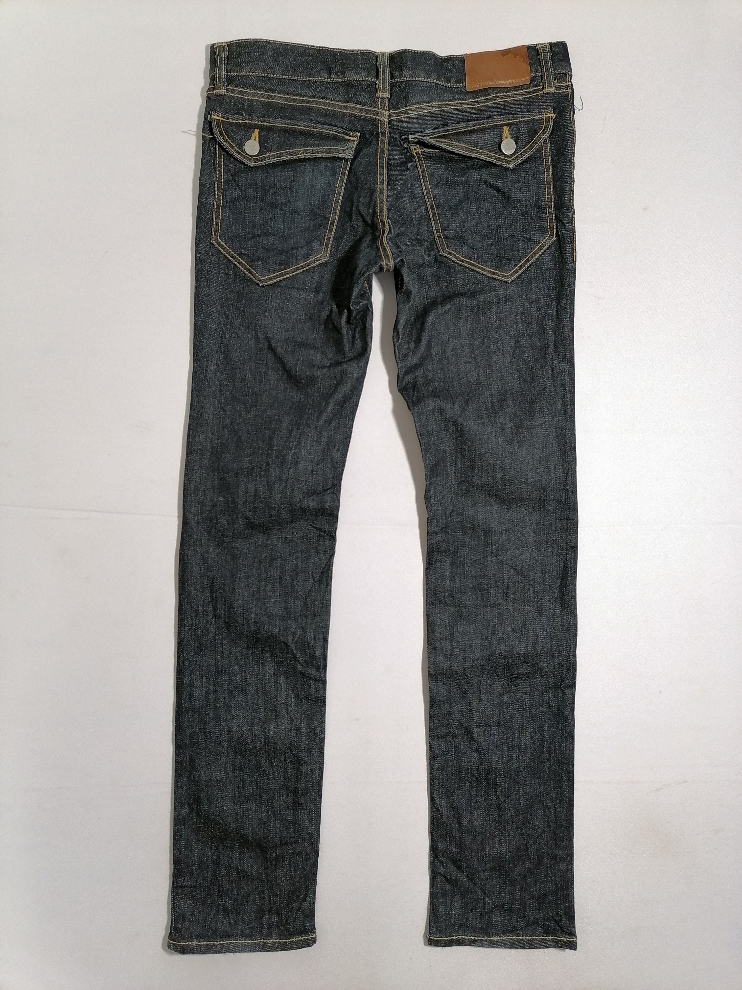 Designer × Japanese Brand × Takeo Kikuchi Takeo Kikuchi Button Pockets Denim Jeans Size 31" - 2 Thumbnail