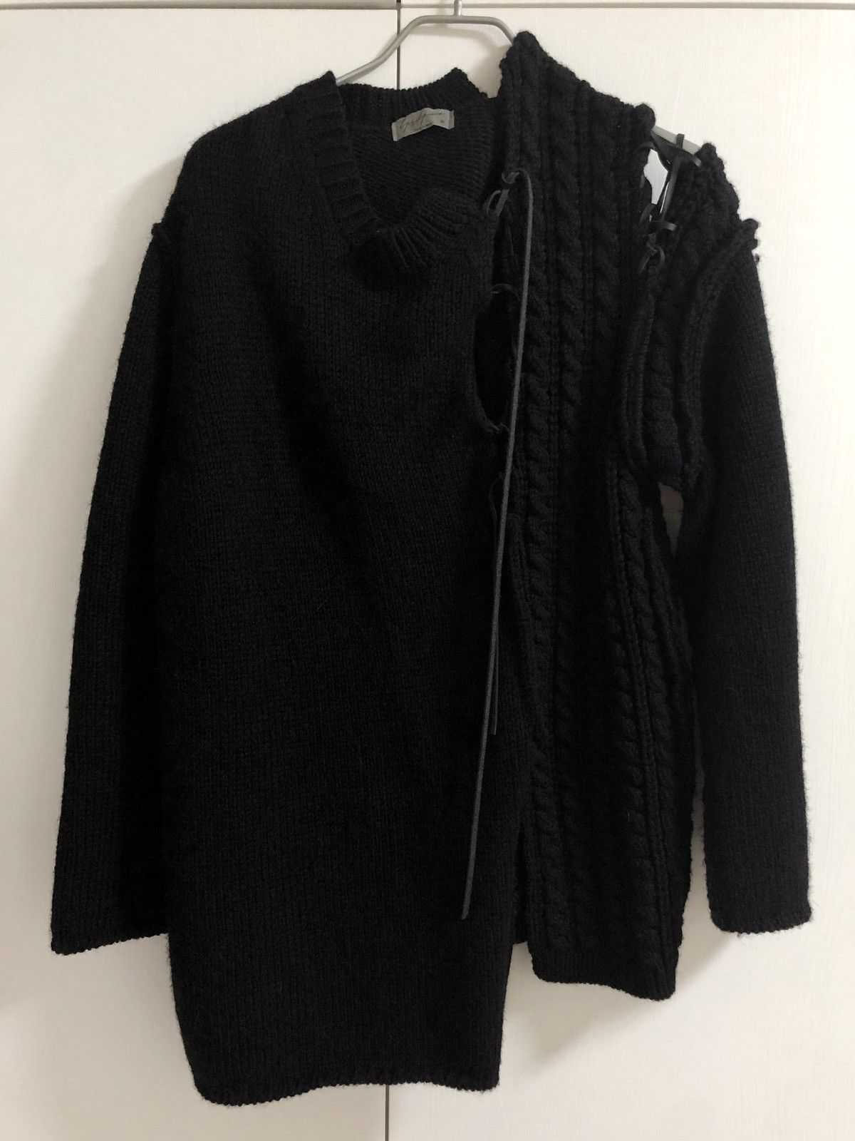 Yohji Yamamoto Yohji Yamamoto Pour Homme 18aw runway leather rope 