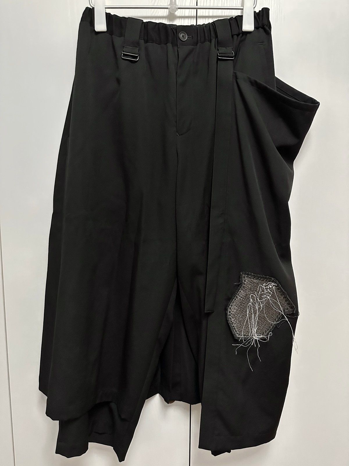 Yohji Yamamoto Yohji Yamamoto Pour Homme 20aw runway badge lap pants Size US 30 / EU 46 - 1 Thumbnail