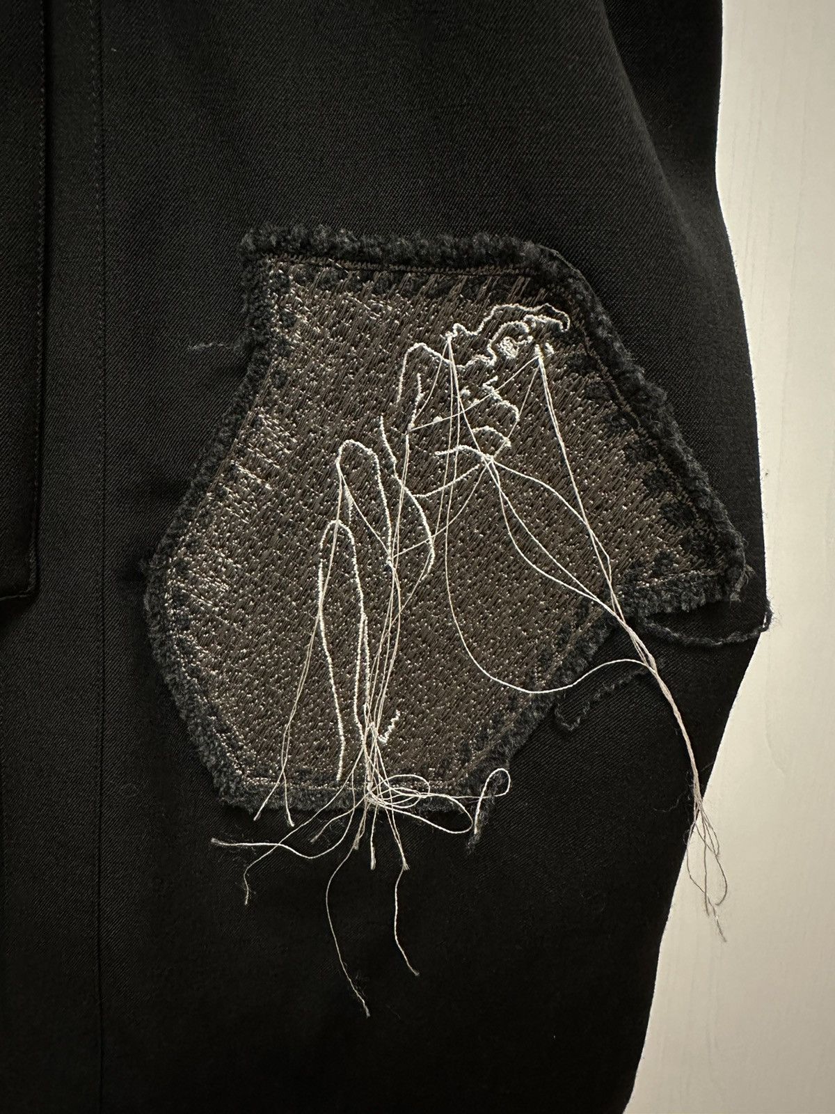 Yohji Yamamoto Yohji Yamamoto Pour Homme 20aw runway badge lap pants Size US 30 / EU 46 - 4 Thumbnail