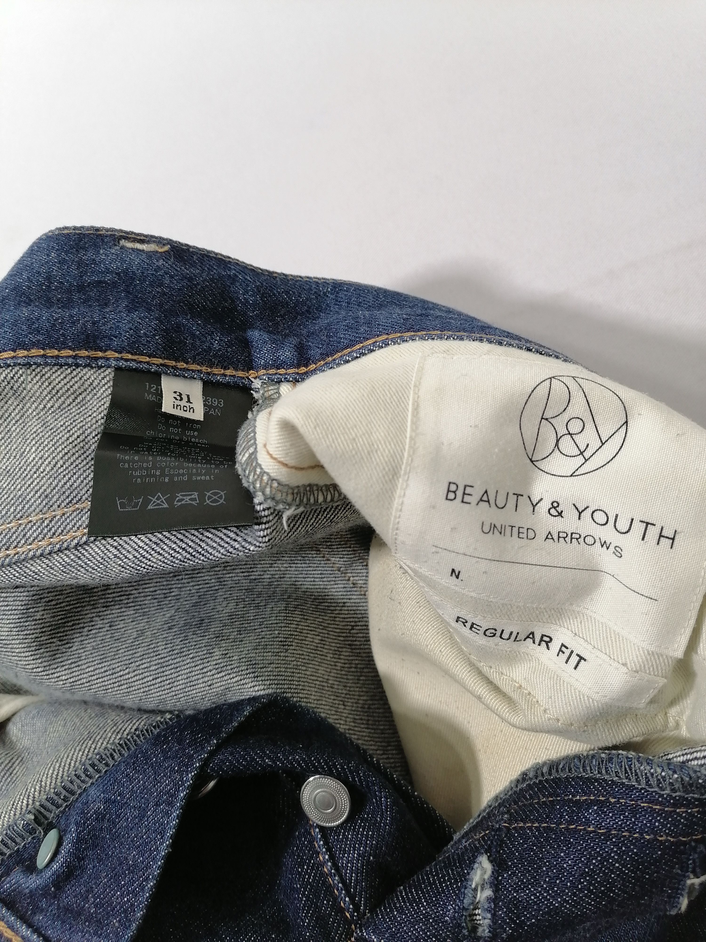 BEAUTY&YOUTH × Japanese Brand × United Arrows Beauty & Youth United Arrows Selvedge Denim Jeans Size US 32 / EU 48 - 6 Thumbnail