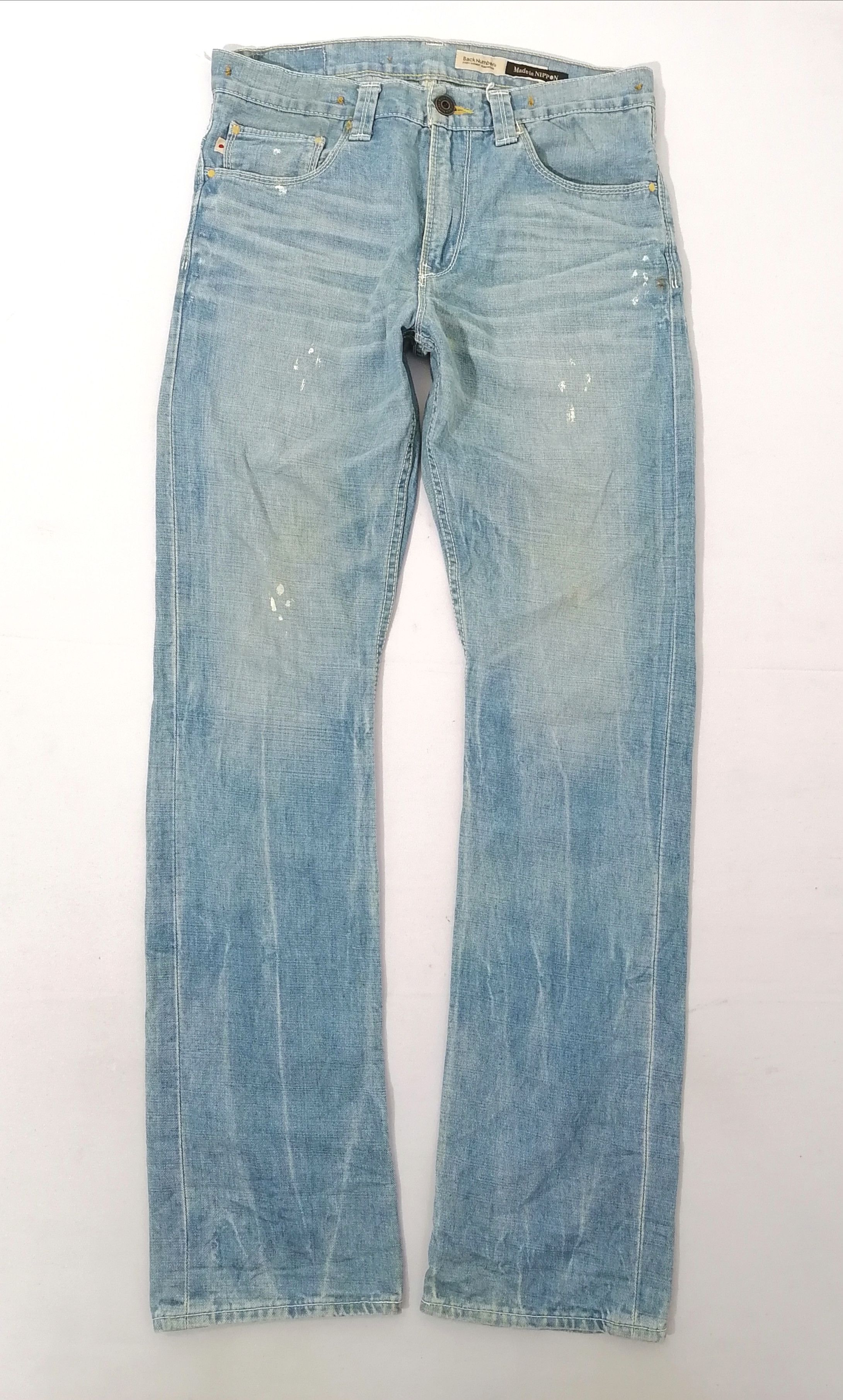 Japanese Brand Back Number Denim Jeans | Grailed