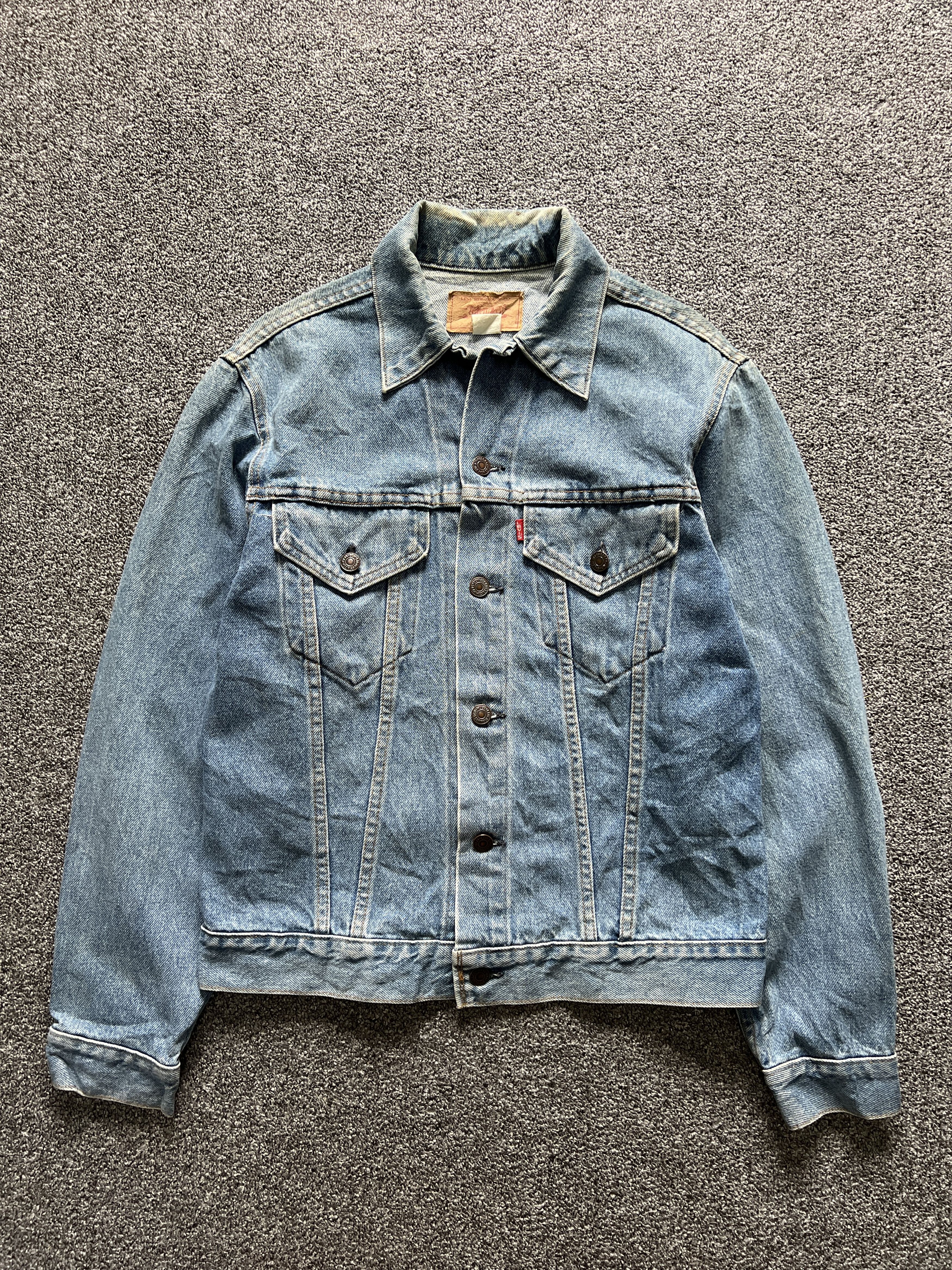 Levi's Vintage Levis usa denim trucker jacket blue light wash Size US S / EU 44-46 / 1 - 1 Thumbnail
