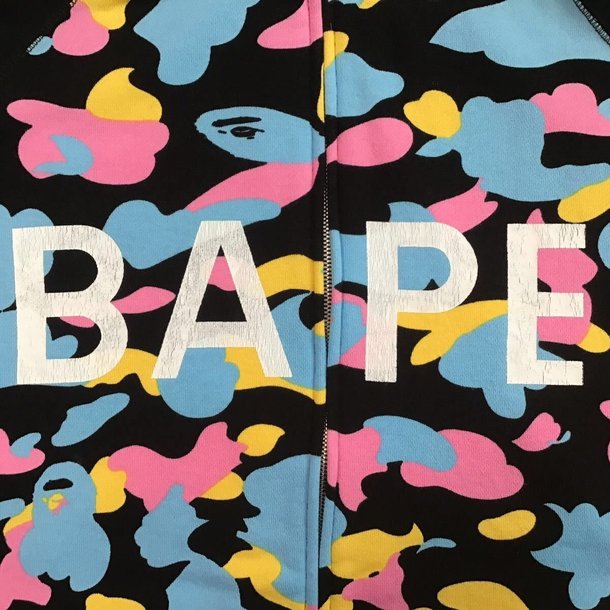 Bape BAPE cotton candy camo full zip hoodie multi camo ape NIGO Size US L / EU 52-54 / 3 - 2 Thumbnail