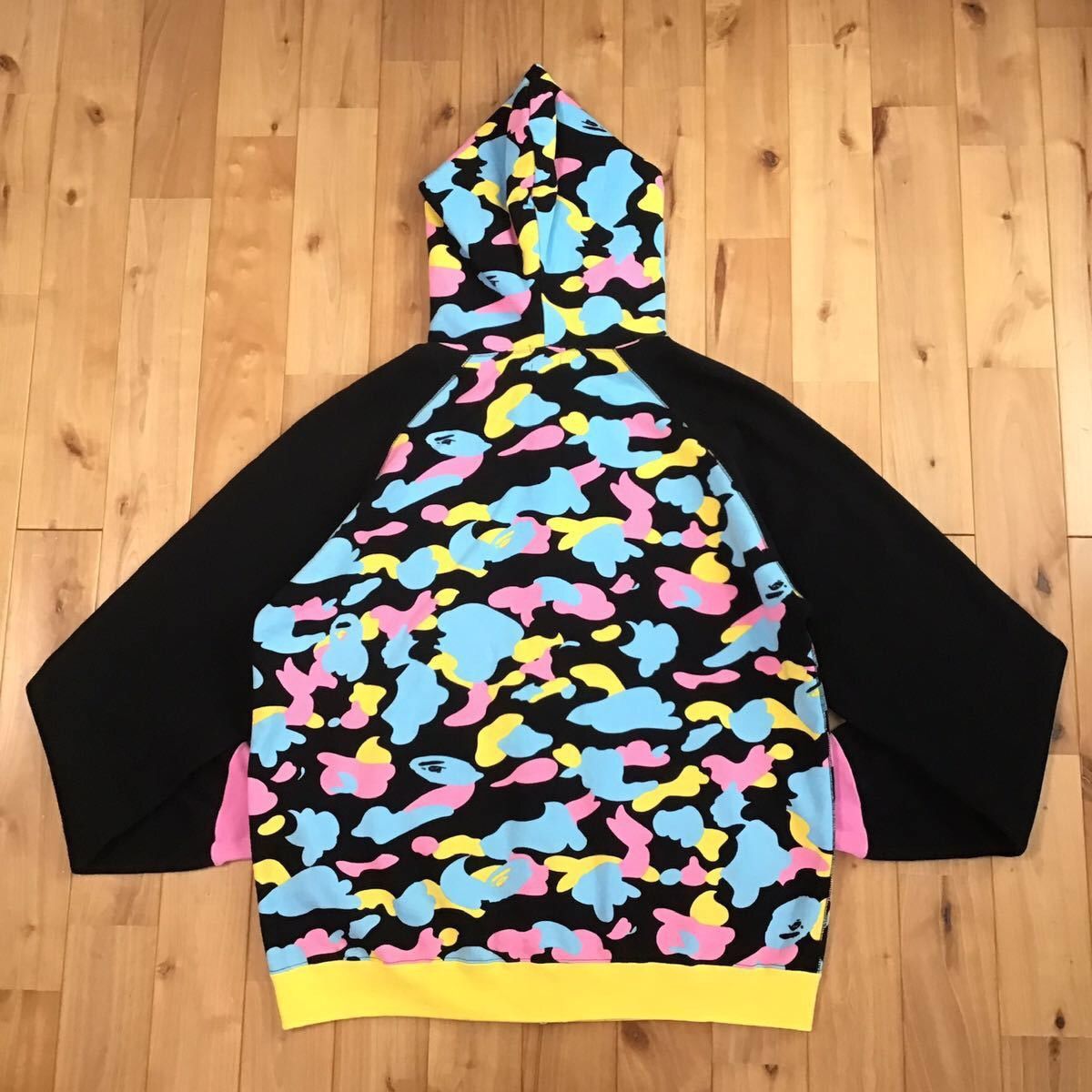 Bape BAPE cotton candy camo full zip hoodie multi camo ape NIGO Size US L / EU 52-54 / 3 - 3 Thumbnail