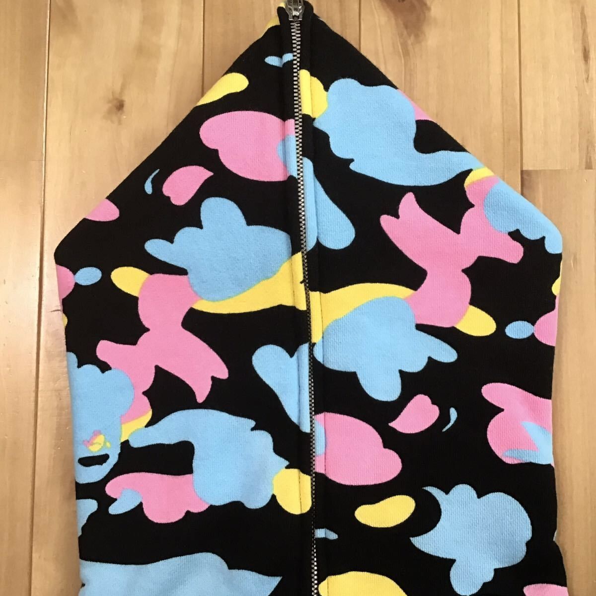 Bape BAPE cotton candy camo full zip hoodie multi camo ape NIGO Size US L / EU 52-54 / 3 - 4 Thumbnail